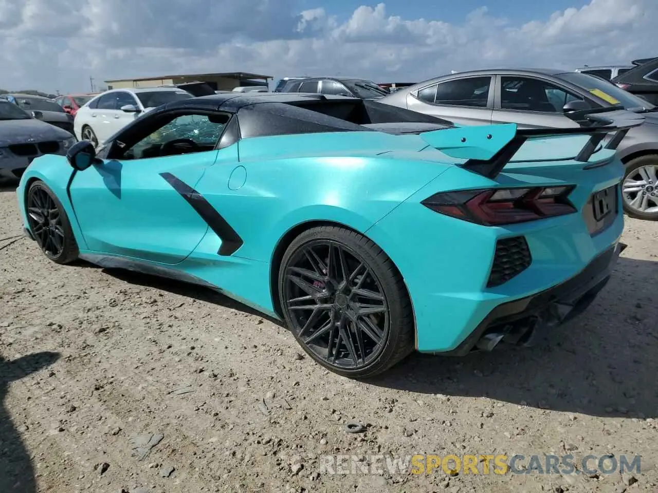 2 fotografías del automóvil dañado 1G1YC3D47P5104970 CHEVROLET CORVETTE 2023