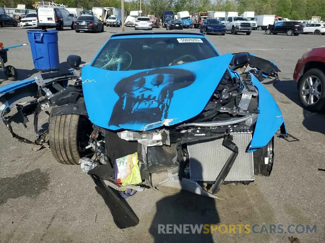 5 fotografías del automóvil dañado 1G1YA2D40R5114730 CHEVROLET CORVETTE 2024