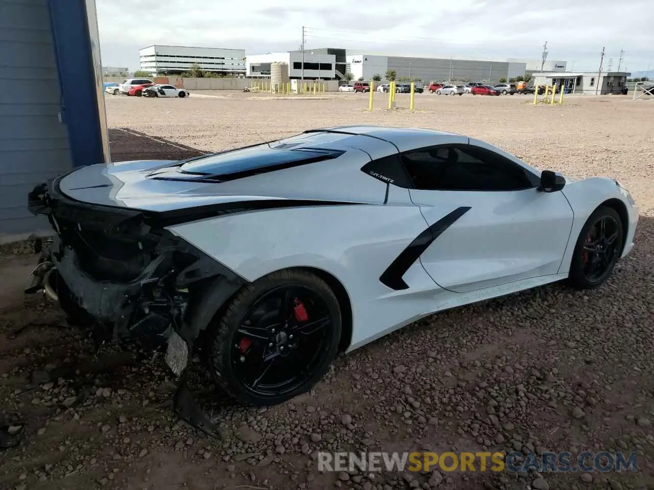 3 fotografías del automóvil dañado 1G1YA2D42R5129570 CHEVROLET CORVETTE 2024