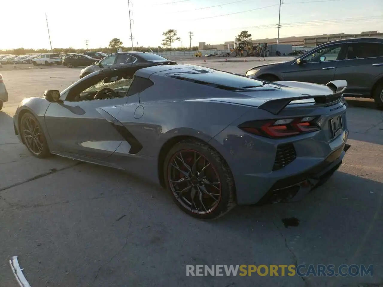 2 fotografías del automóvil dañado 1G1YB2D42R5125919 CHEVROLET CORVETTE 2024