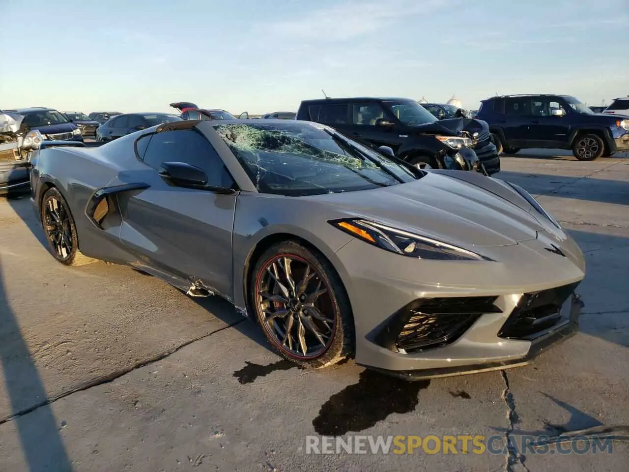 4 fotografías del automóvil dañado 1G1YB2D42R5125919 CHEVROLET CORVETTE 2024