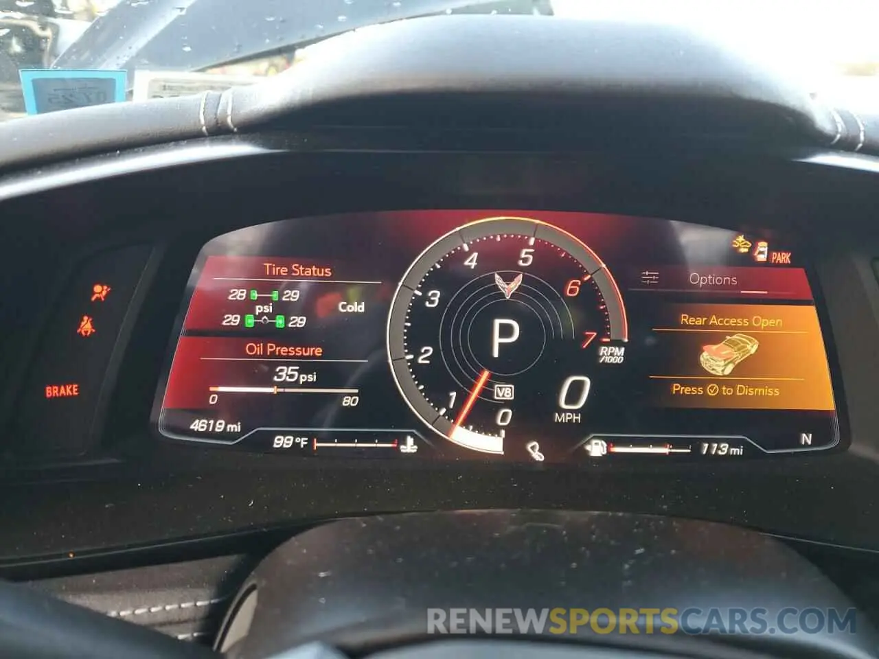 9 fotografías del automóvil dañado 1G1YB2D43R5120793 CHEVROLET CORVETTE 2024