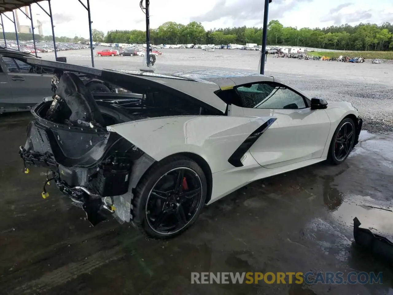 3 fotografías del automóvil dañado 1G1YB2D48R5101625 CHEVROLET CORVETTE 2024