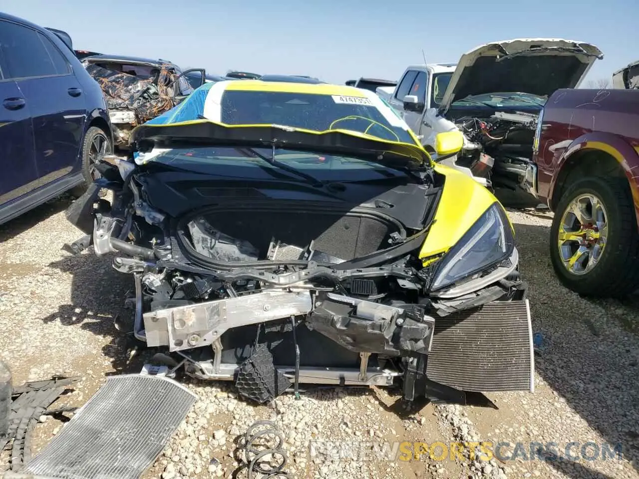 5 fotografías del automóvil dañado 1G1YB2D48R5108980 CHEVROLET CORVETTE 2024
