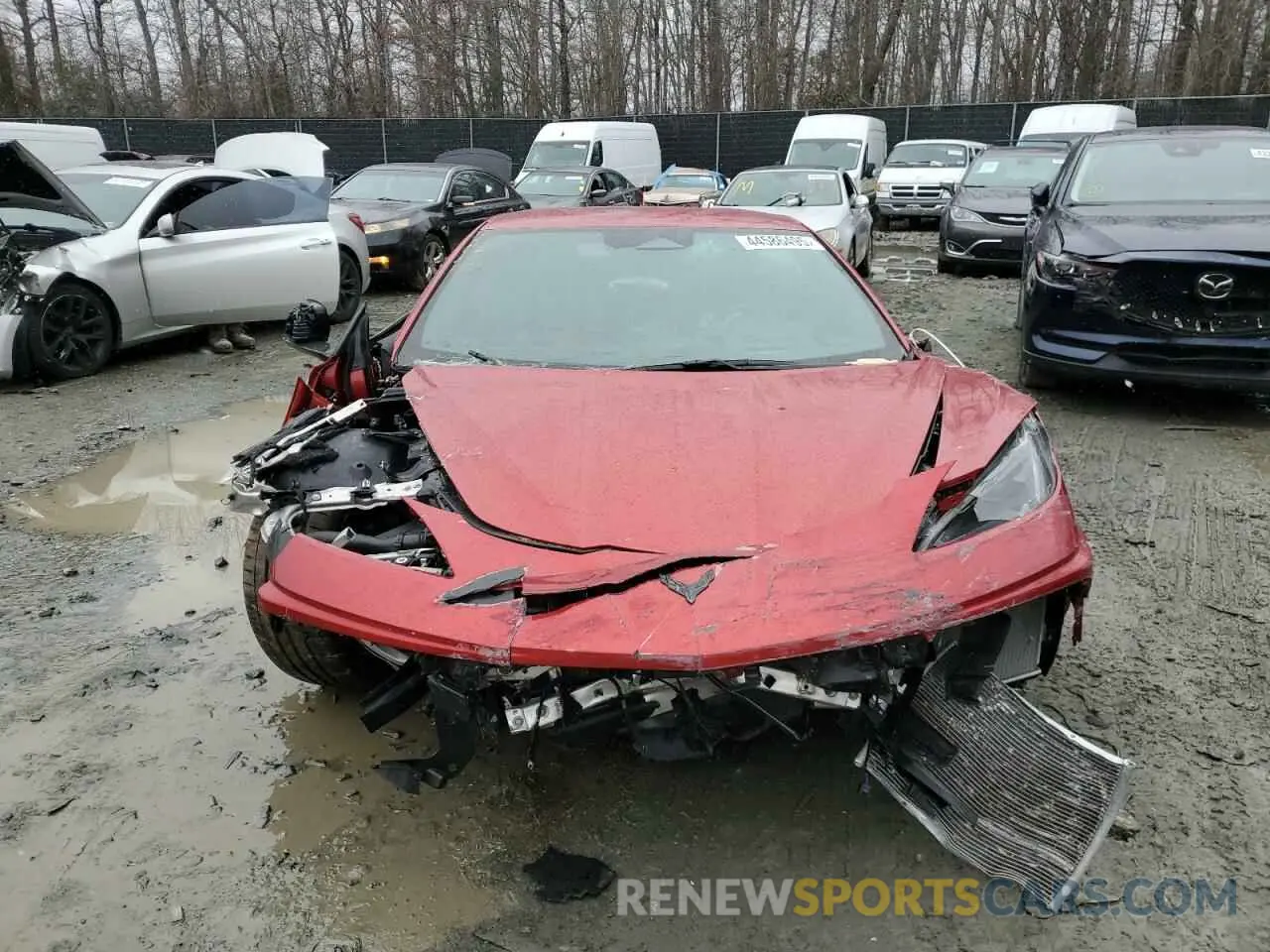 5 fotografías del automóvil dañado 1G1YB3D41R5123651 CHEVROLET CORVETTE 2024