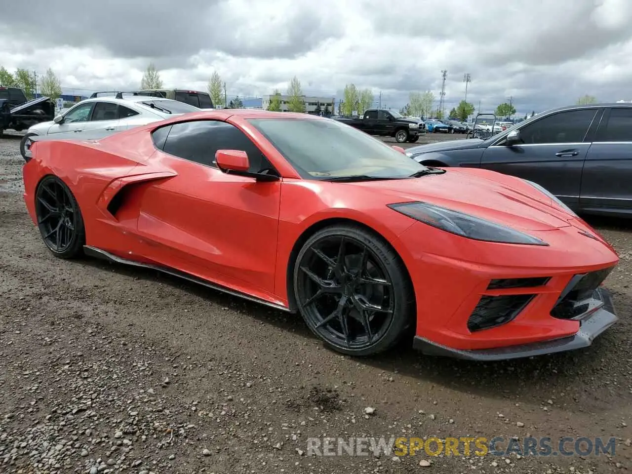 4 fotografías del automóvil dañado 1G1YC2D44R5104325 CHEVROLET CORVETTE 2024