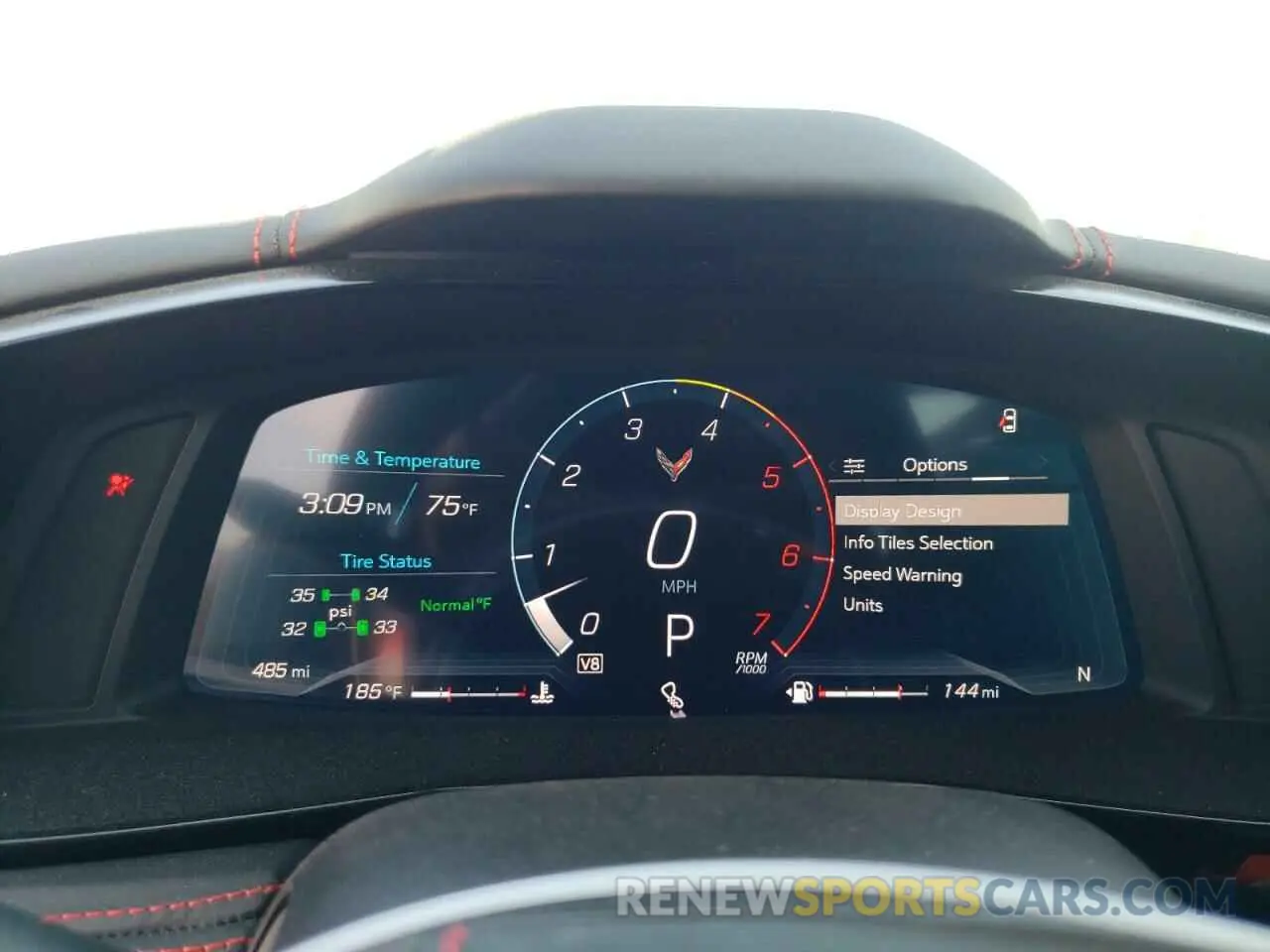 9 fotografías del automóvil dañado 1G1YC2D47R5106960 CHEVROLET CORVETTE 2024