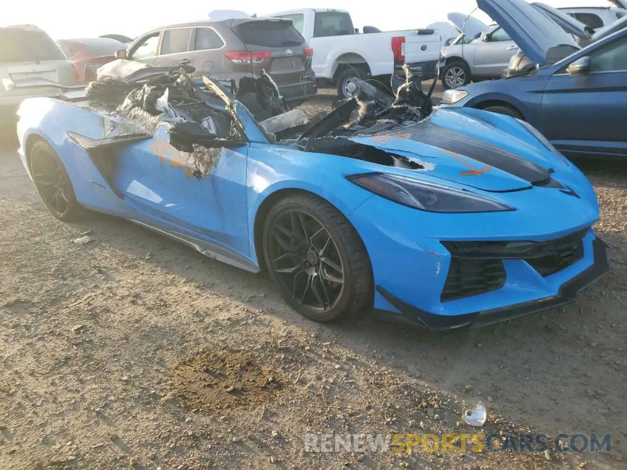4 fotografías del automóvil dañado 1G1YF2D39R5608710 CHEVROLET CORVETTE 2024