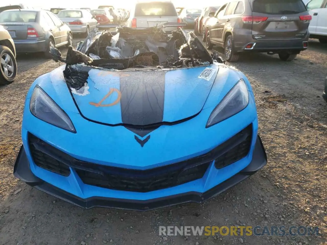 5 fotografías del automóvil dañado 1G1YF2D39R5608710 CHEVROLET CORVETTE 2024