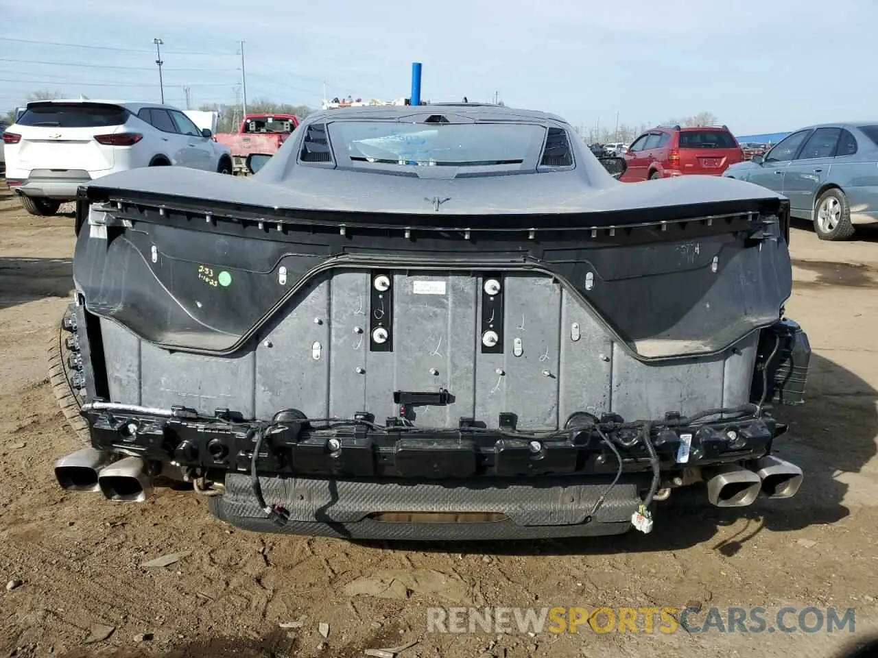 6 fotografías del automóvil dañado 1G1YA2D49S5108611 CHEVROLET CORVETTE 2025