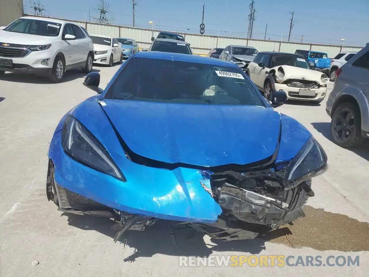 5 fotografías del automóvil dañado 1G1YB3D40S5104689 CHEVROLET CORVETTE 2025