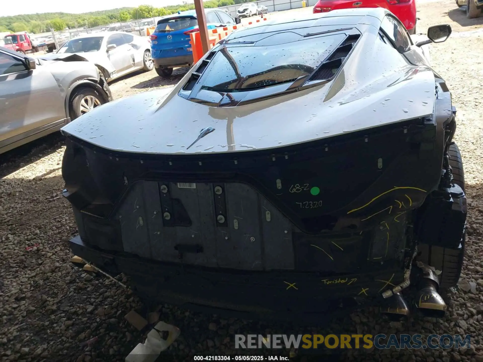 17 fotografías del automóvil dañado 1G1Y62D47L5106522 CHEVROLET CORVETTE STINGRAY 2020
