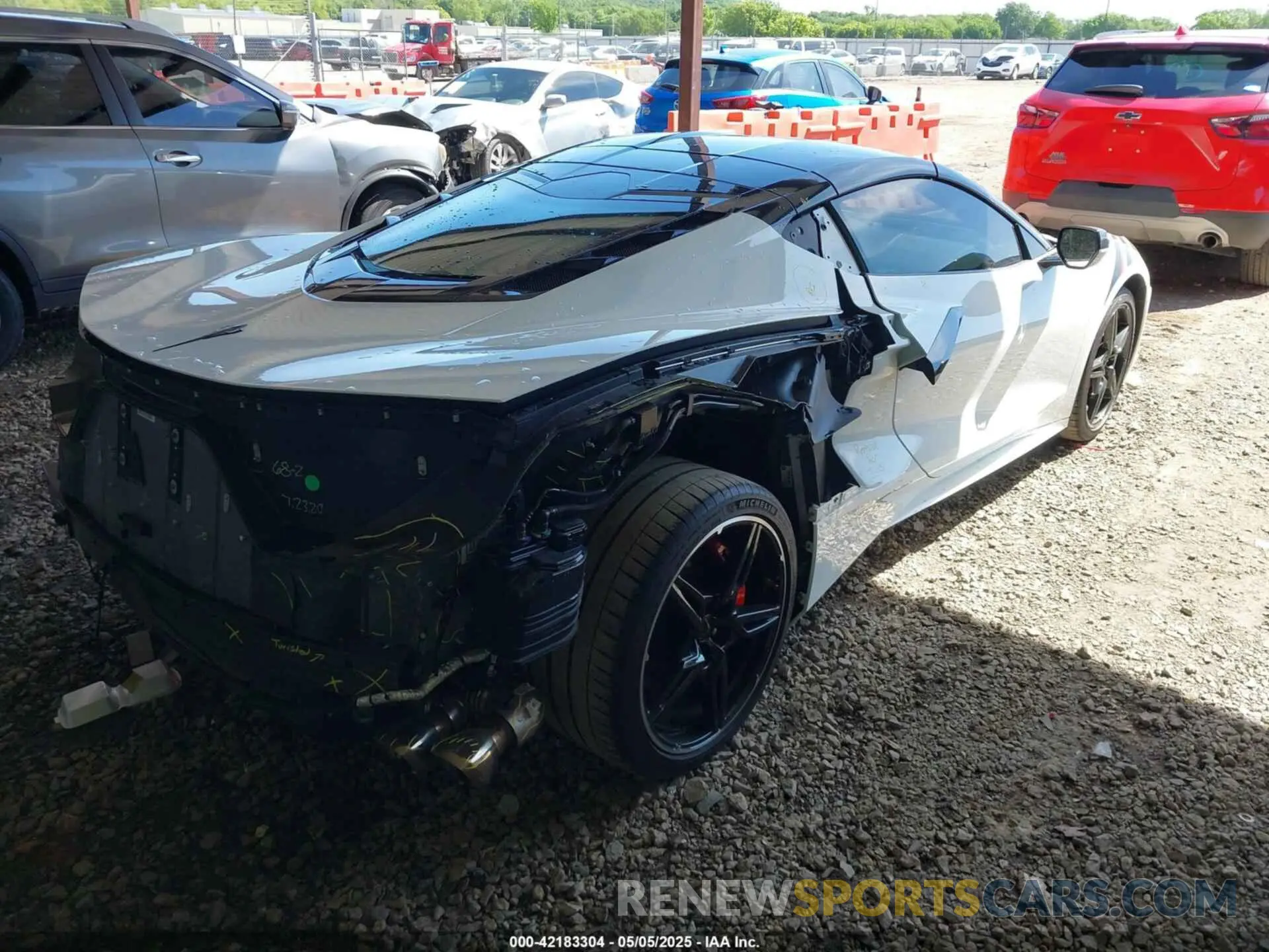 4 fotografías del automóvil dañado 1G1Y62D47L5106522 CHEVROLET CORVETTE STINGRAY 2020