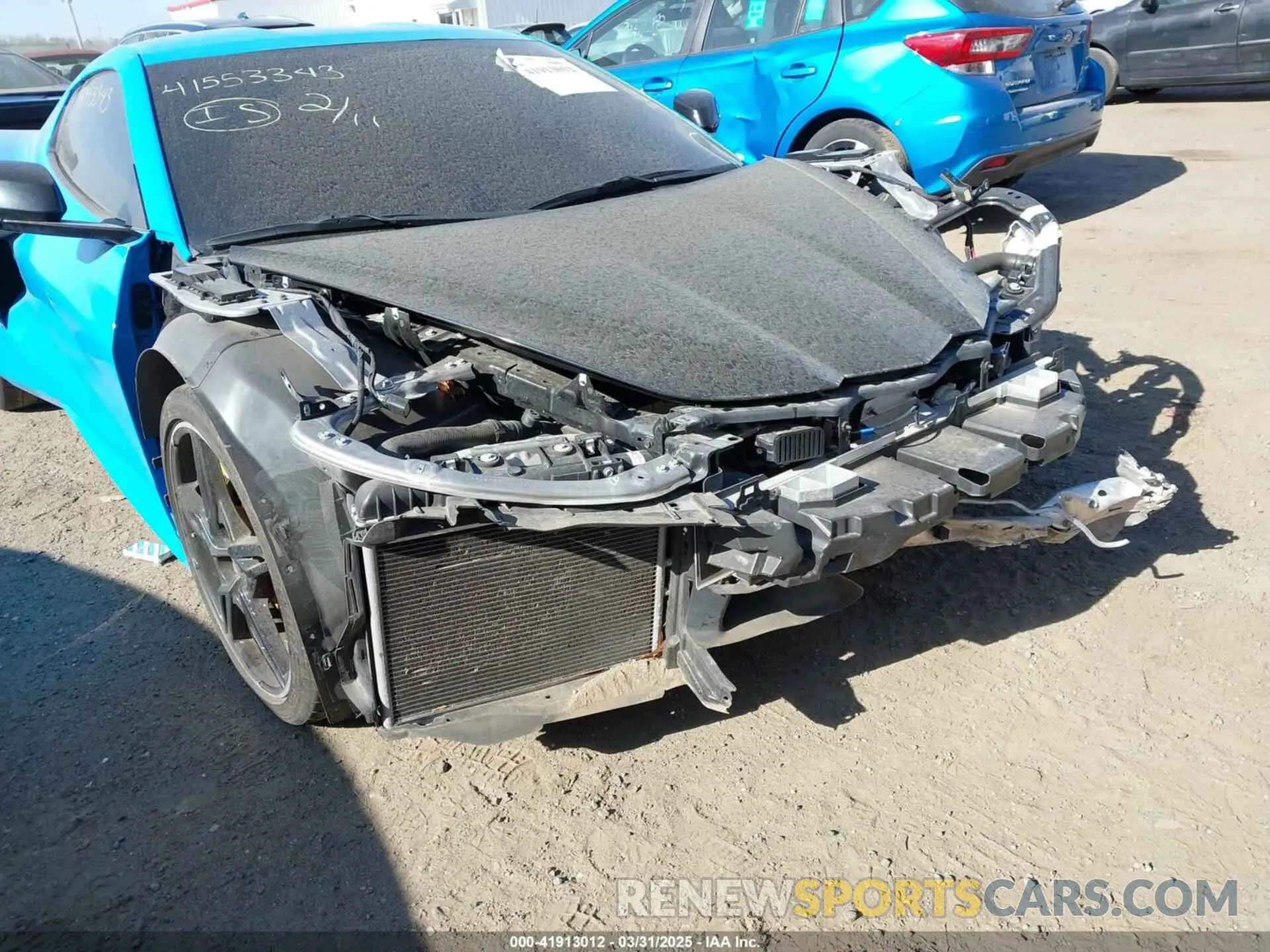 18 fotografías del automóvil dañado 1G1Y72D44L5117409 CHEVROLET CORVETTE STINGRAY 2020