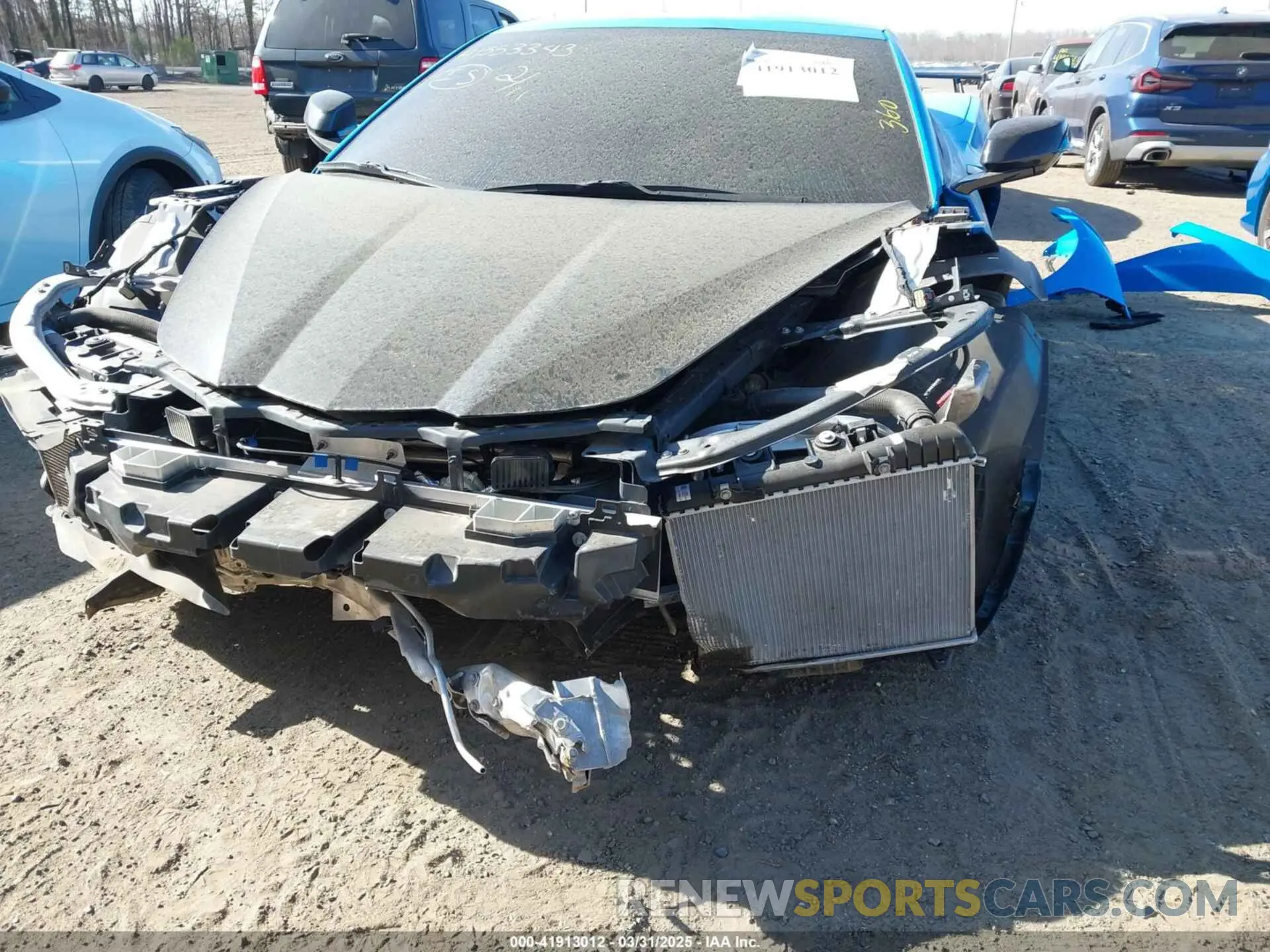 6 fotografías del automóvil dañado 1G1Y72D44L5117409 CHEVROLET CORVETTE STINGRAY 2020