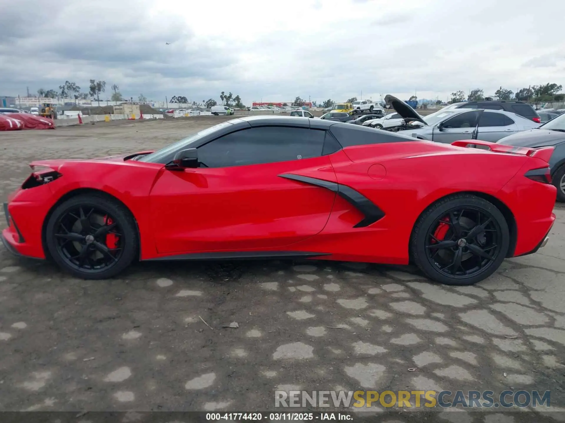 14 fotografías del automóvil dañado 1G1Y73D46L5115960 CHEVROLET CORVETTE STINGRAY 2020