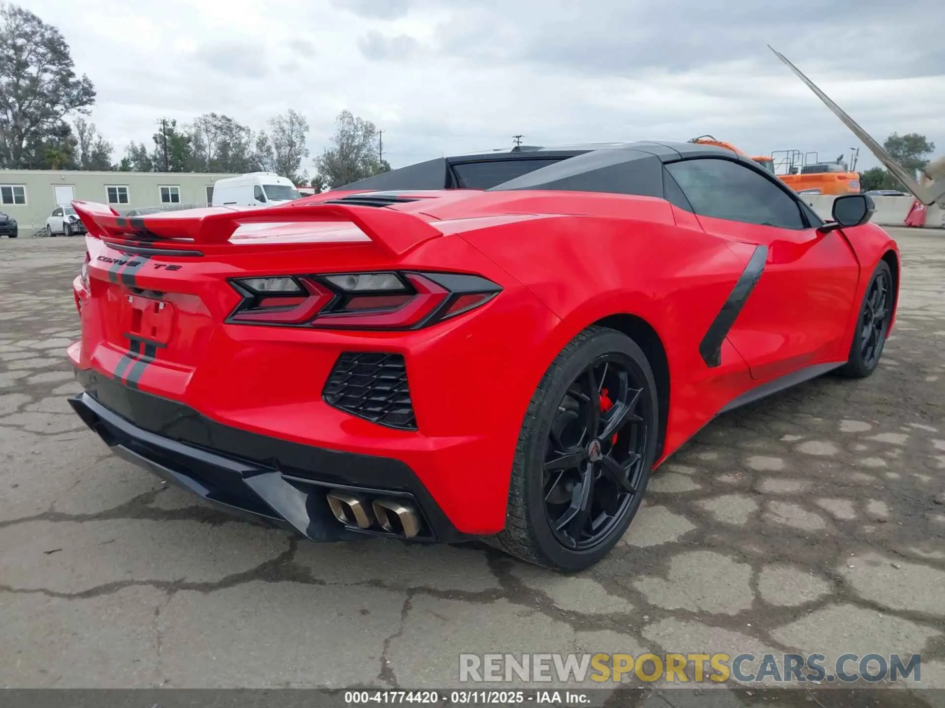 4 fotografías del automóvil dañado 1G1Y73D46L5115960 CHEVROLET CORVETTE STINGRAY 2020