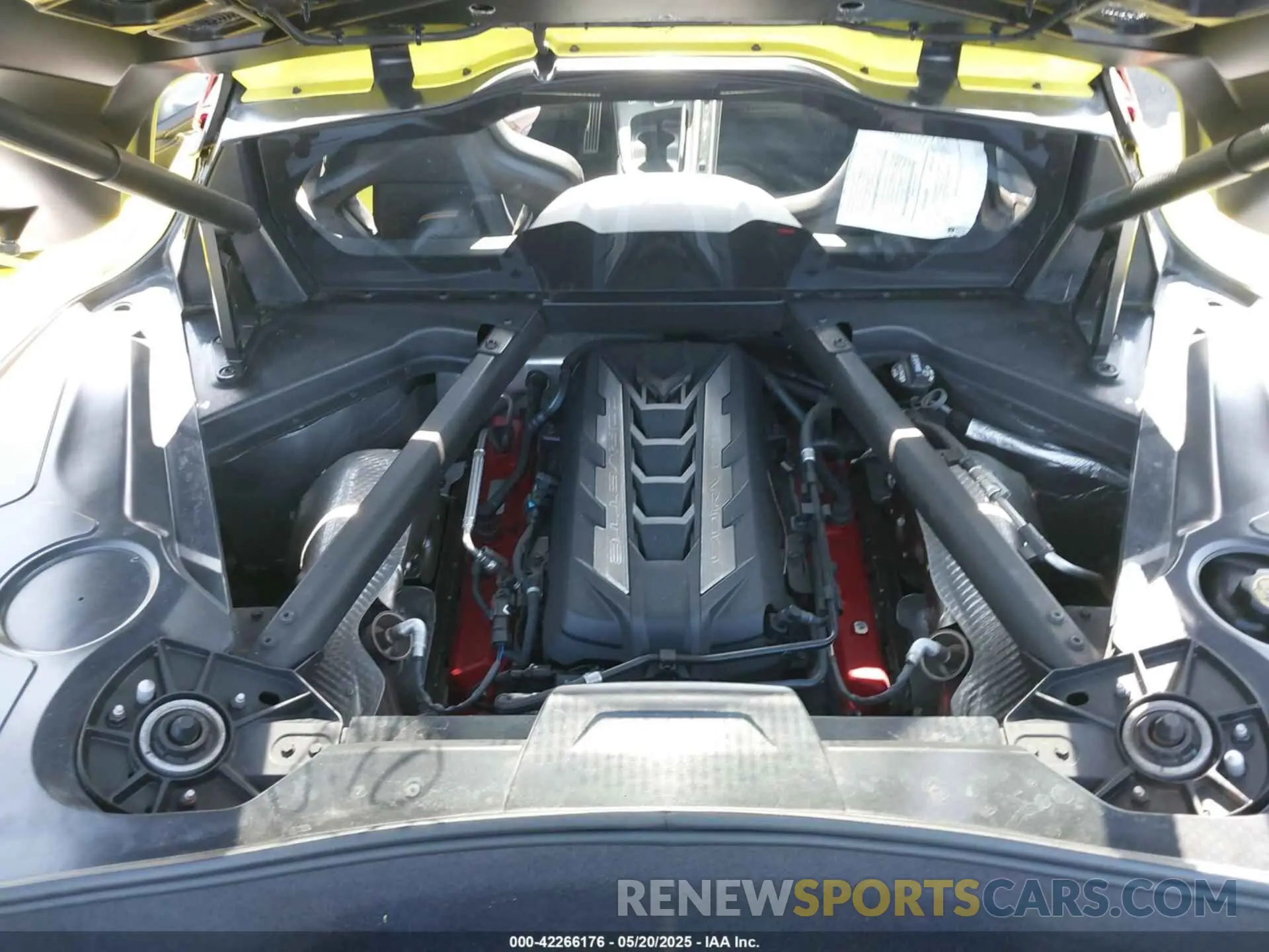 10 fotografías del automóvil dañado 1G1YA2D45M5123514 CHEVROLET CORVETTE STINGRAY 2021