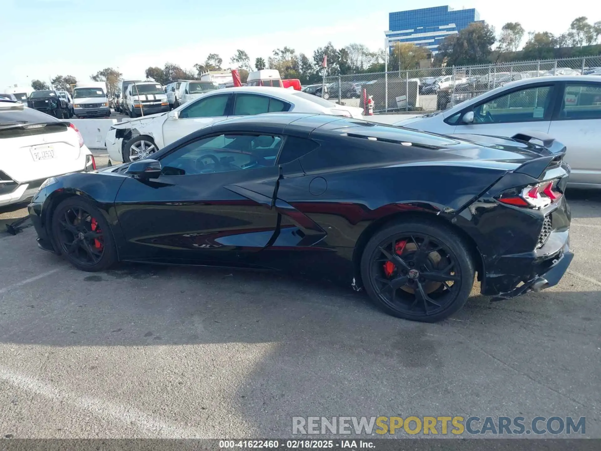 14 fotografías del automóvil dañado 1G1YB2D46M5125799 CHEVROLET CORVETTE STINGRAY 2021