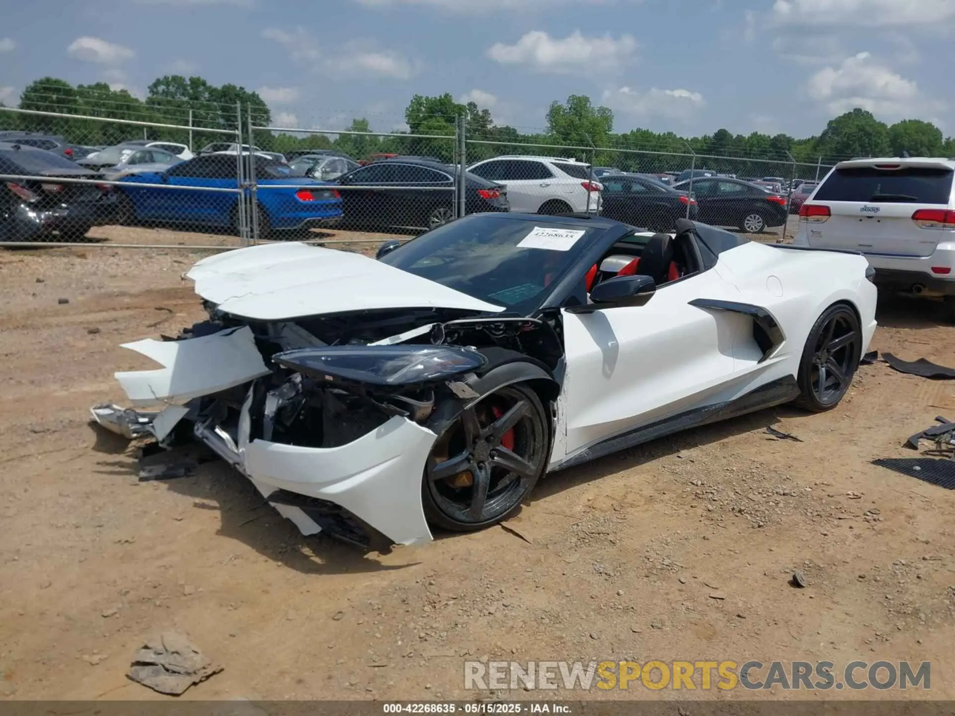 2 fotografías del automóvil dañado 1G1YC3D42M5114379 CHEVROLET CORVETTE STINGRAY 2021