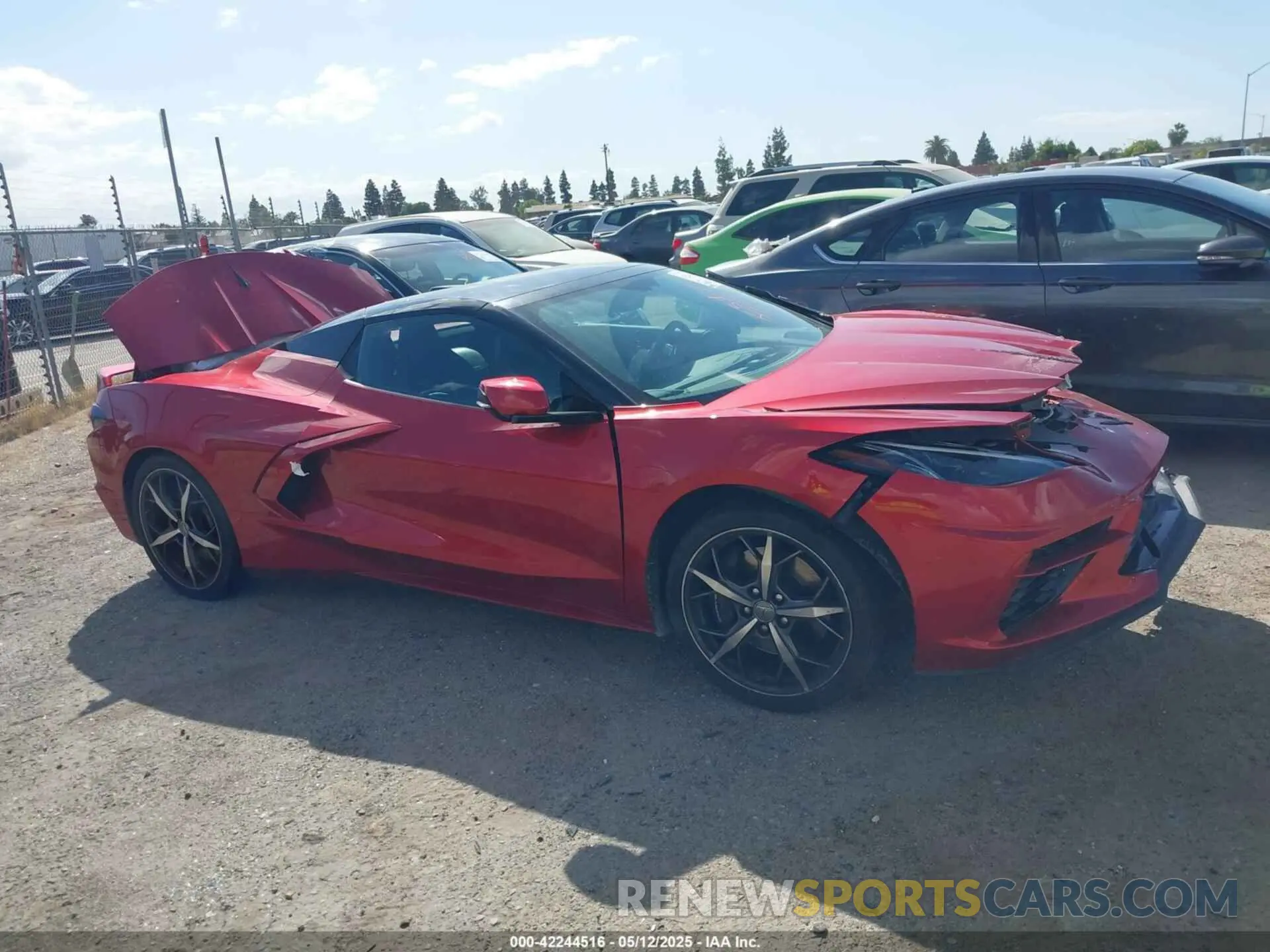 13 fotografías del automóvil dañado 1G1YC3D43M5119798 CHEVROLET CORVETTE STINGRAY 2021