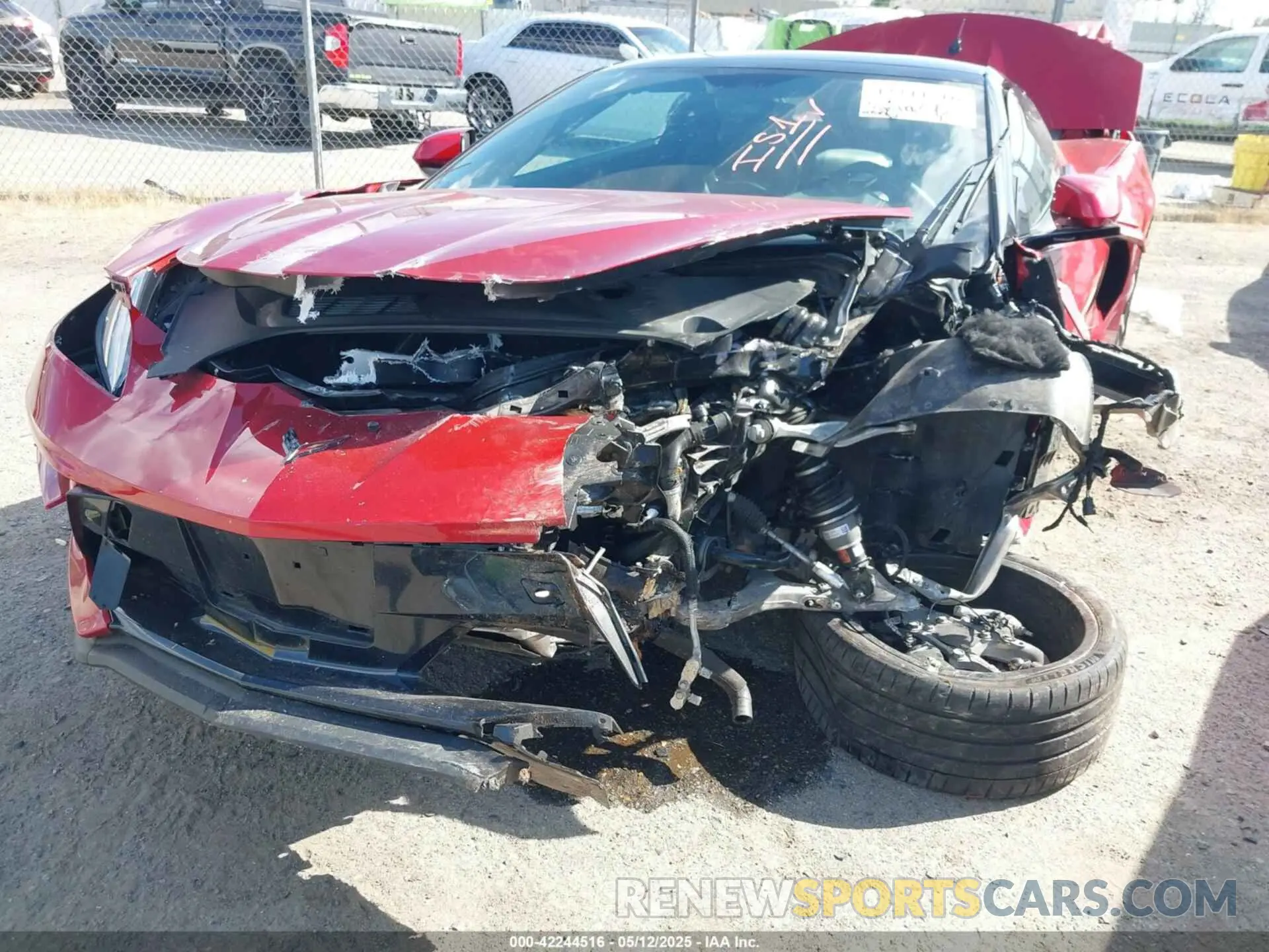 6 fotografías del automóvil dañado 1G1YC3D43M5119798 CHEVROLET CORVETTE STINGRAY 2021