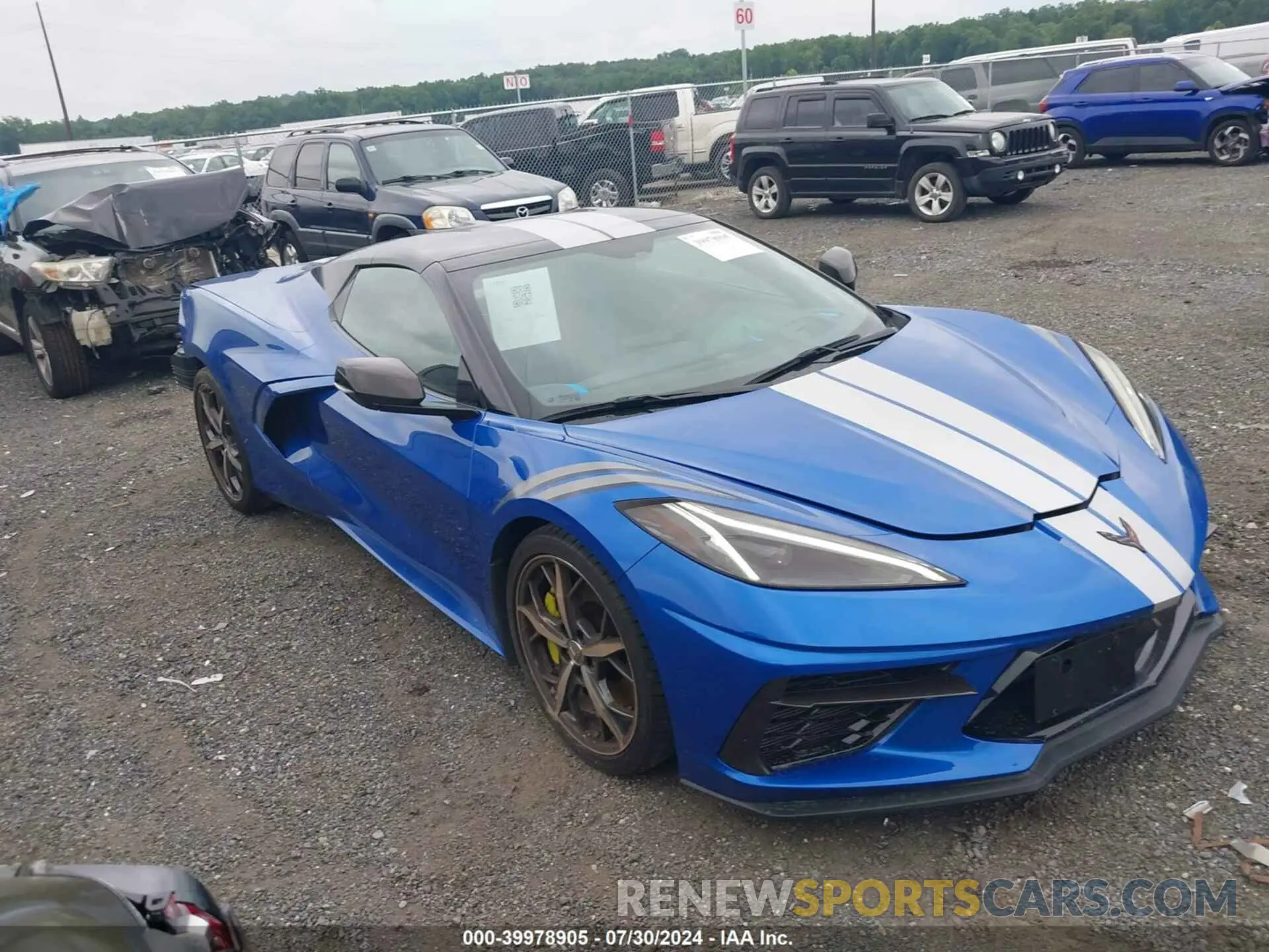 13 fotografías del automóvil dañado 1G1YC3D48M5117366 CHEVROLET CORVETTE STINGRAY 2021
