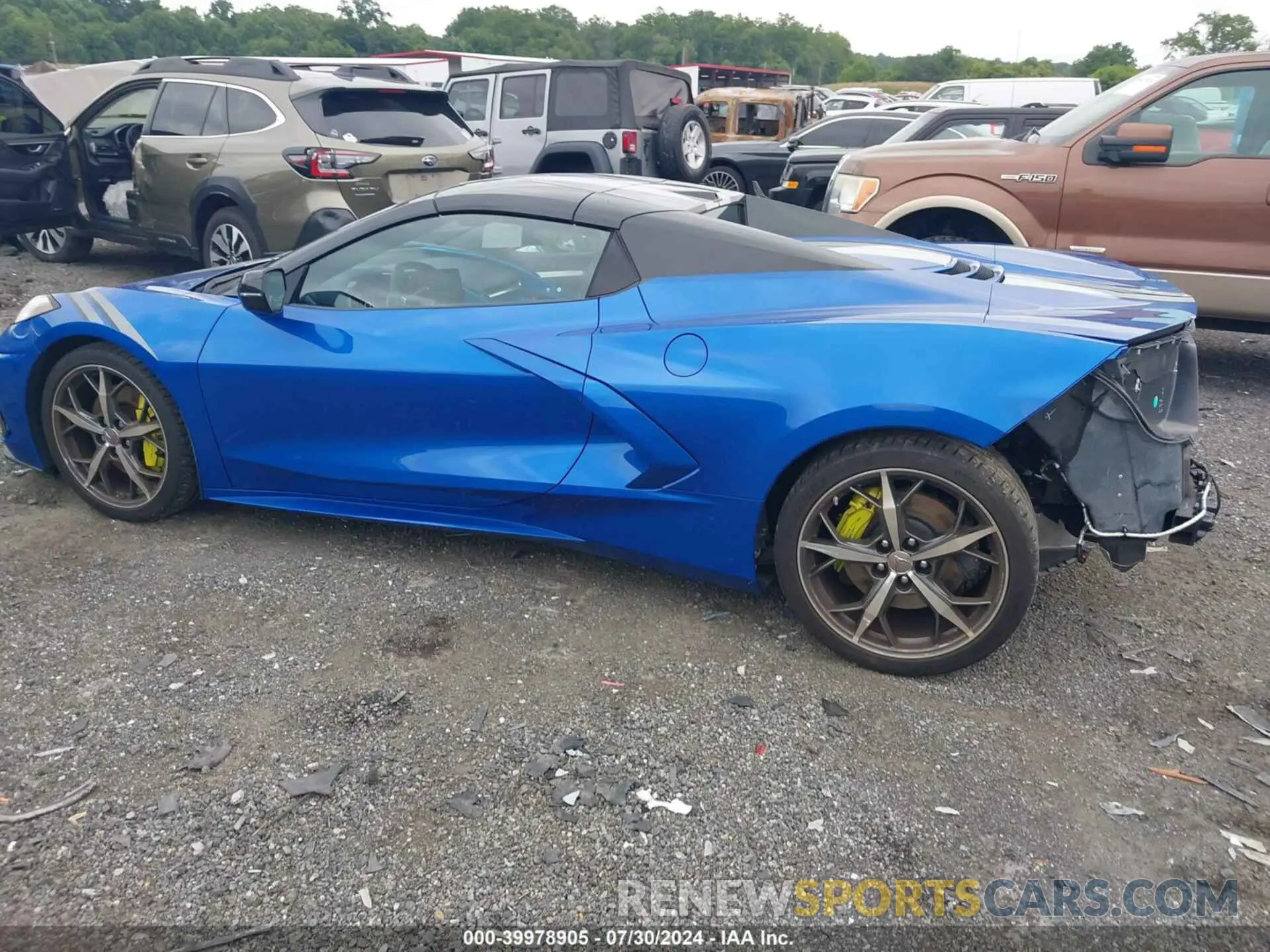 14 fotografías del automóvil dañado 1G1YC3D48M5117366 CHEVROLET CORVETTE STINGRAY 2021