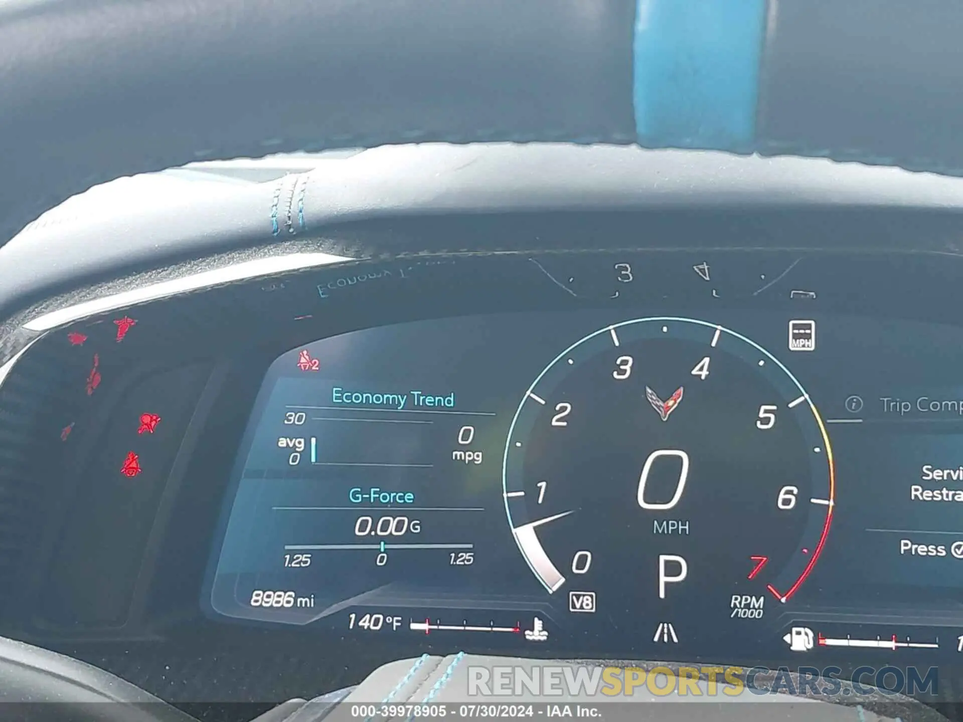 15 fotografías del automóvil dañado 1G1YC3D48M5117366 CHEVROLET CORVETTE STINGRAY 2021