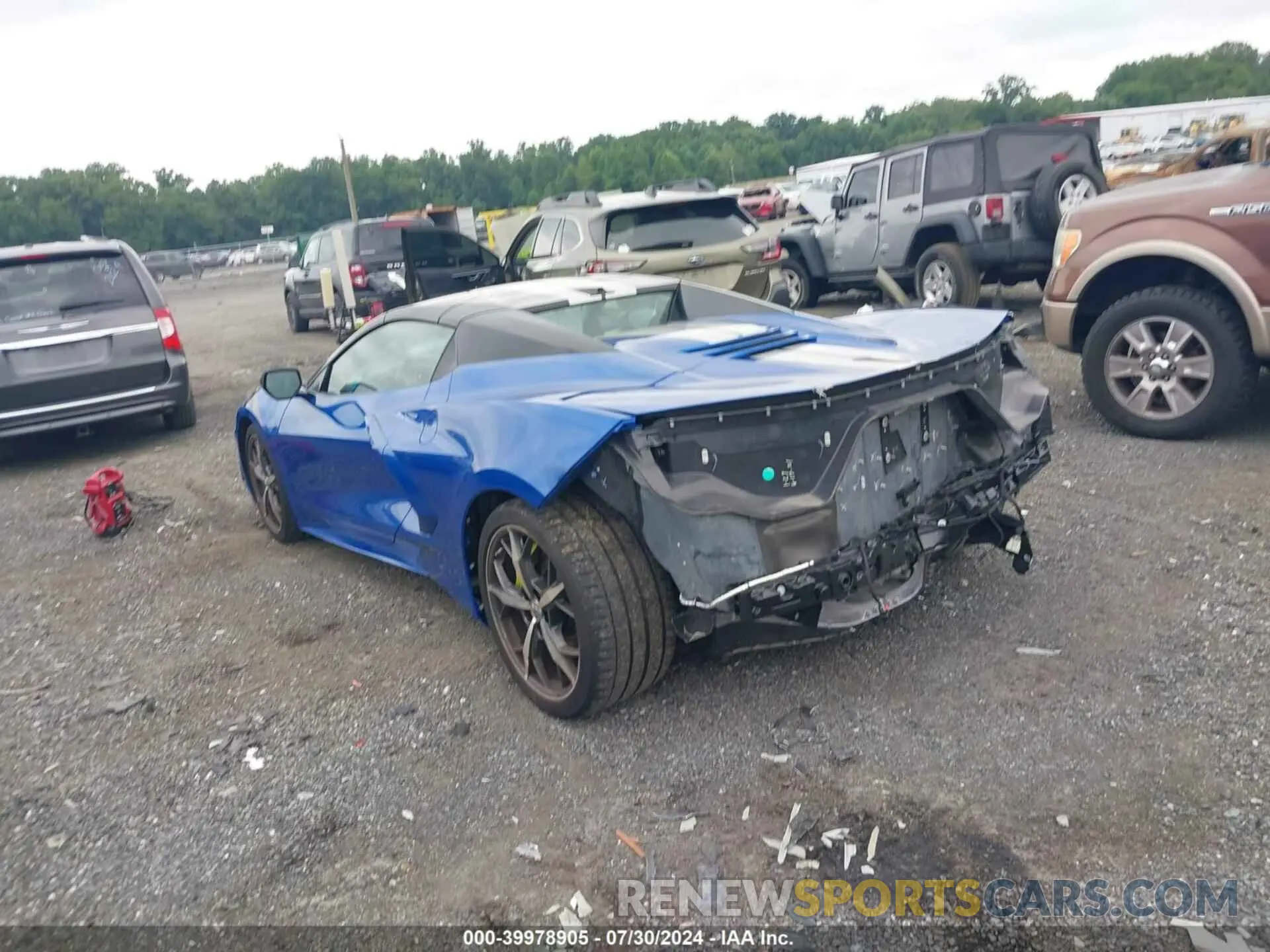 3 fotografías del automóvil dañado 1G1YC3D48M5117366 CHEVROLET CORVETTE STINGRAY 2021