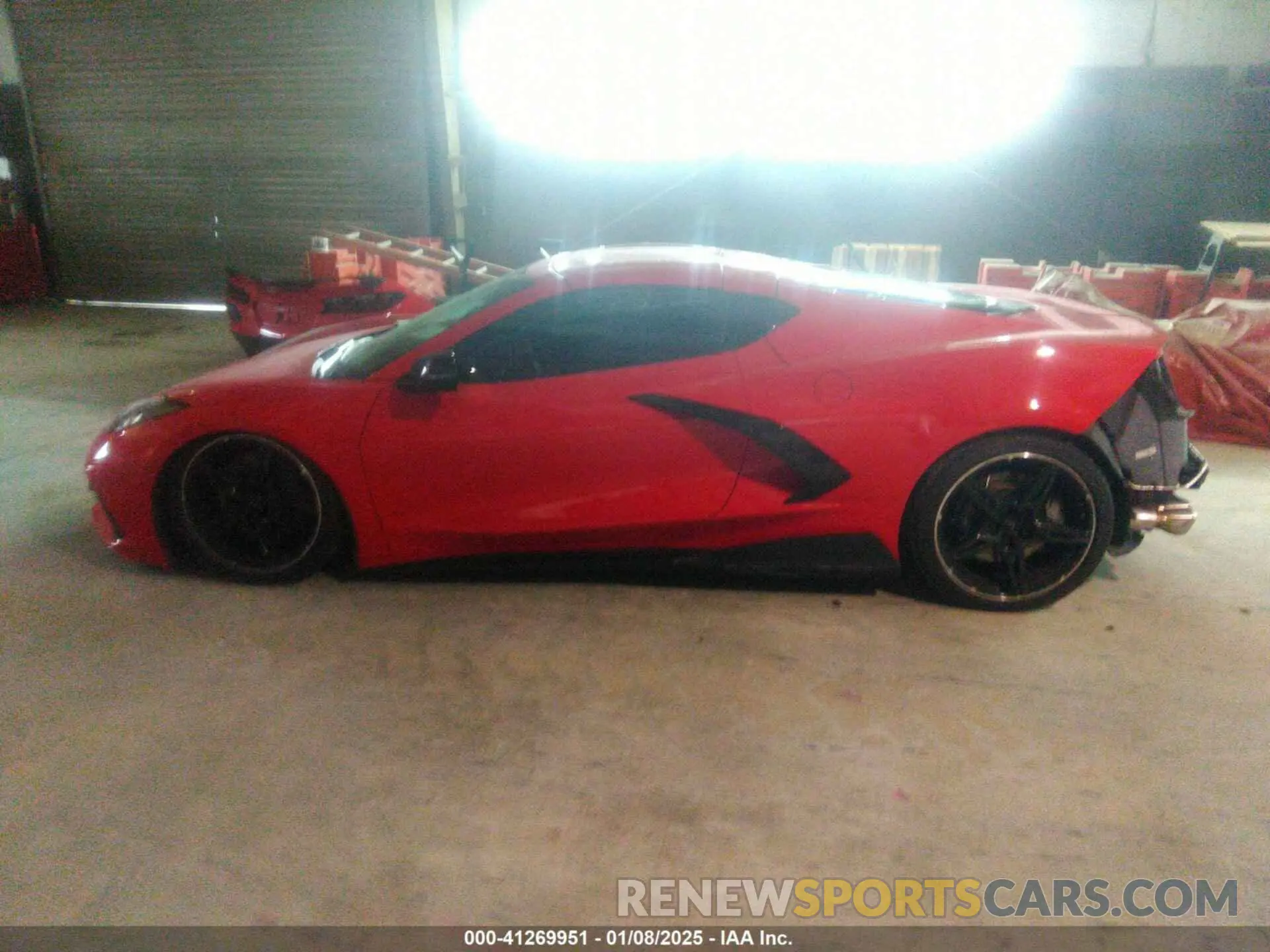 14 fotografías del automóvil dañado 1G1YB2D46N5100550 CHEVROLET CORVETTE STINGRAY 2022