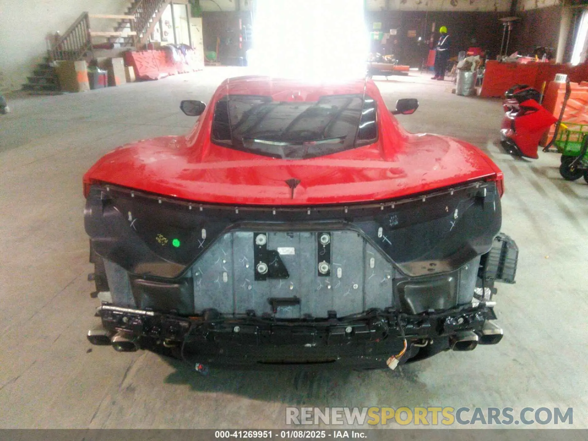 16 fotografías del automóvil dañado 1G1YB2D46N5100550 CHEVROLET CORVETTE STINGRAY 2022
