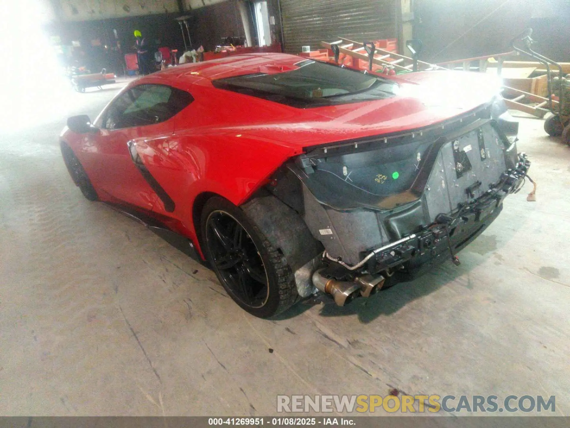 3 fotografías del automóvil dañado 1G1YB2D46N5100550 CHEVROLET CORVETTE STINGRAY 2022