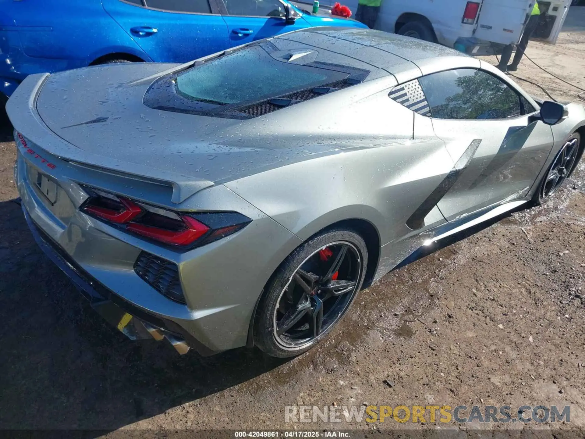 4 fotografías del automóvil dañado 1G1YC2D47N5104751 CHEVROLET CORVETTE STINGRAY 2022