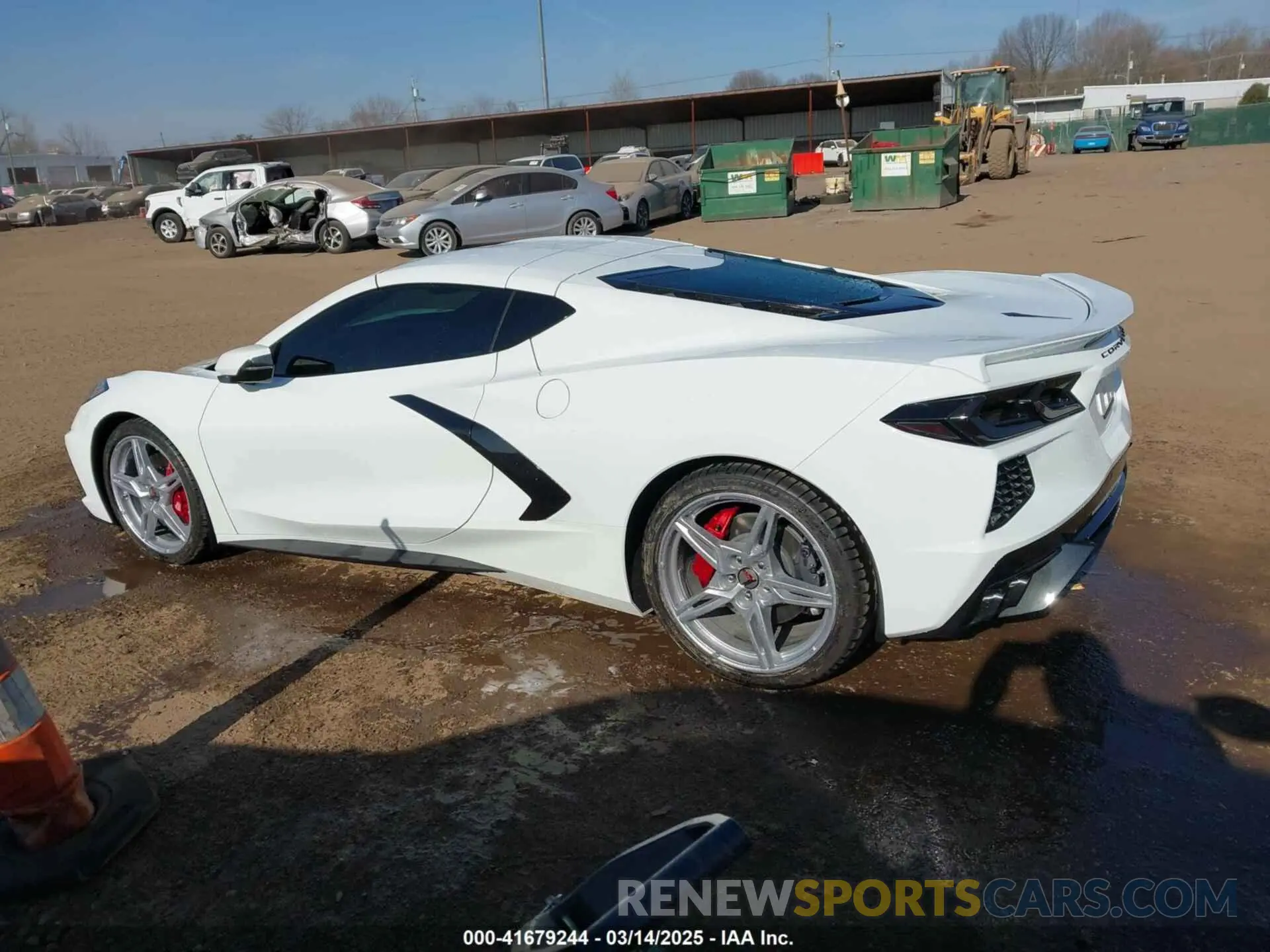 14 fotografías del automóvil dañado 1G1YA2D48P5130350 CHEVROLET CORVETTE STINGRAY 2023