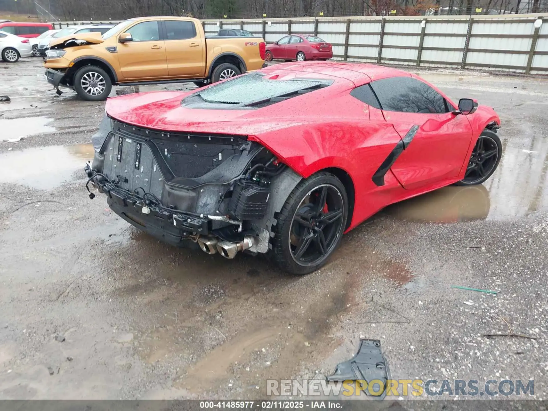 4 fotografías del automóvil dañado 1G1YC2D48P5123750 CHEVROLET CORVETTE STINGRAY 2023