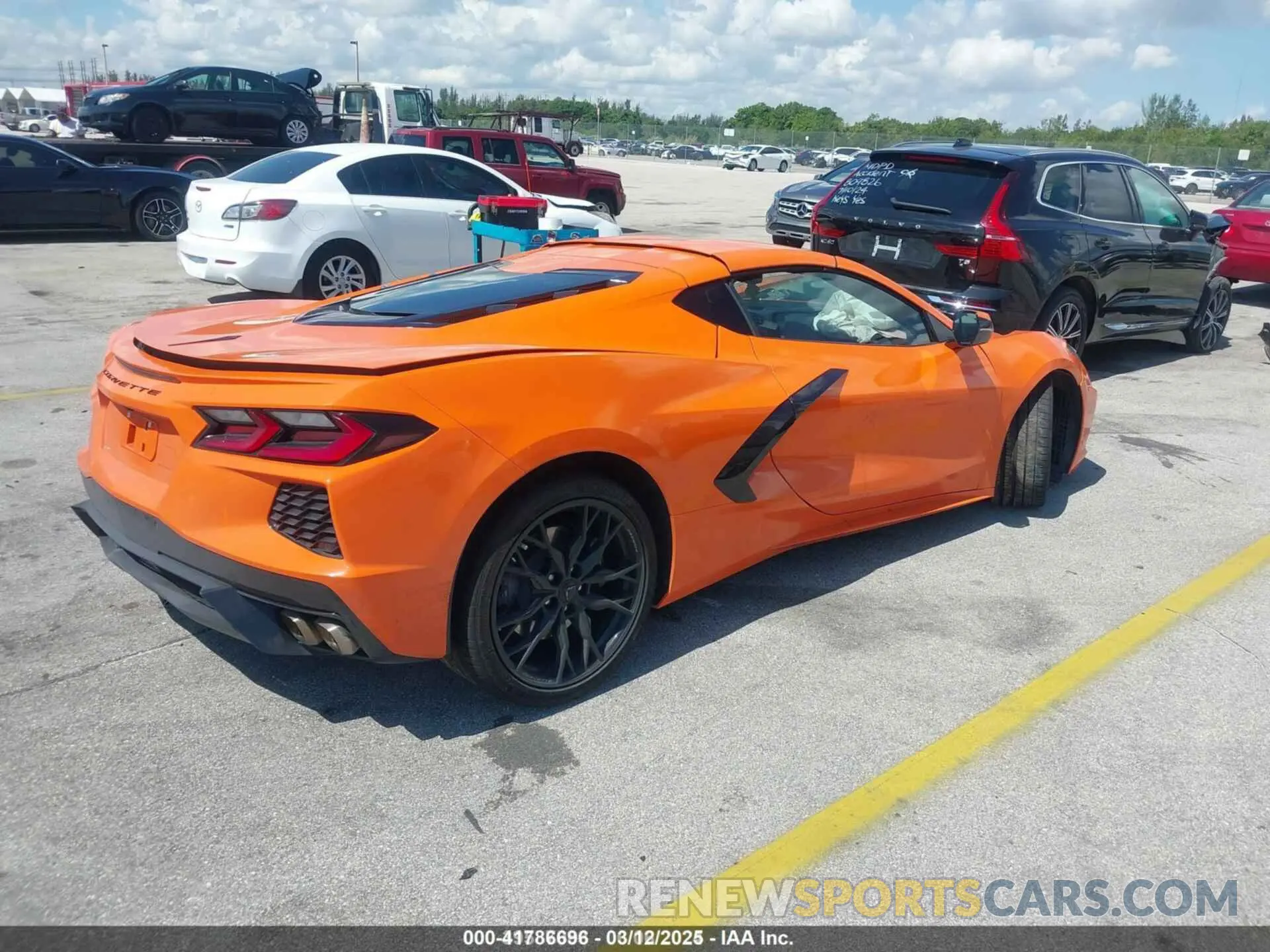 4 fotografías del automóvil dañado 1G1YC3D49P5120247 CHEVROLET CORVETTE STINGRAY 2023