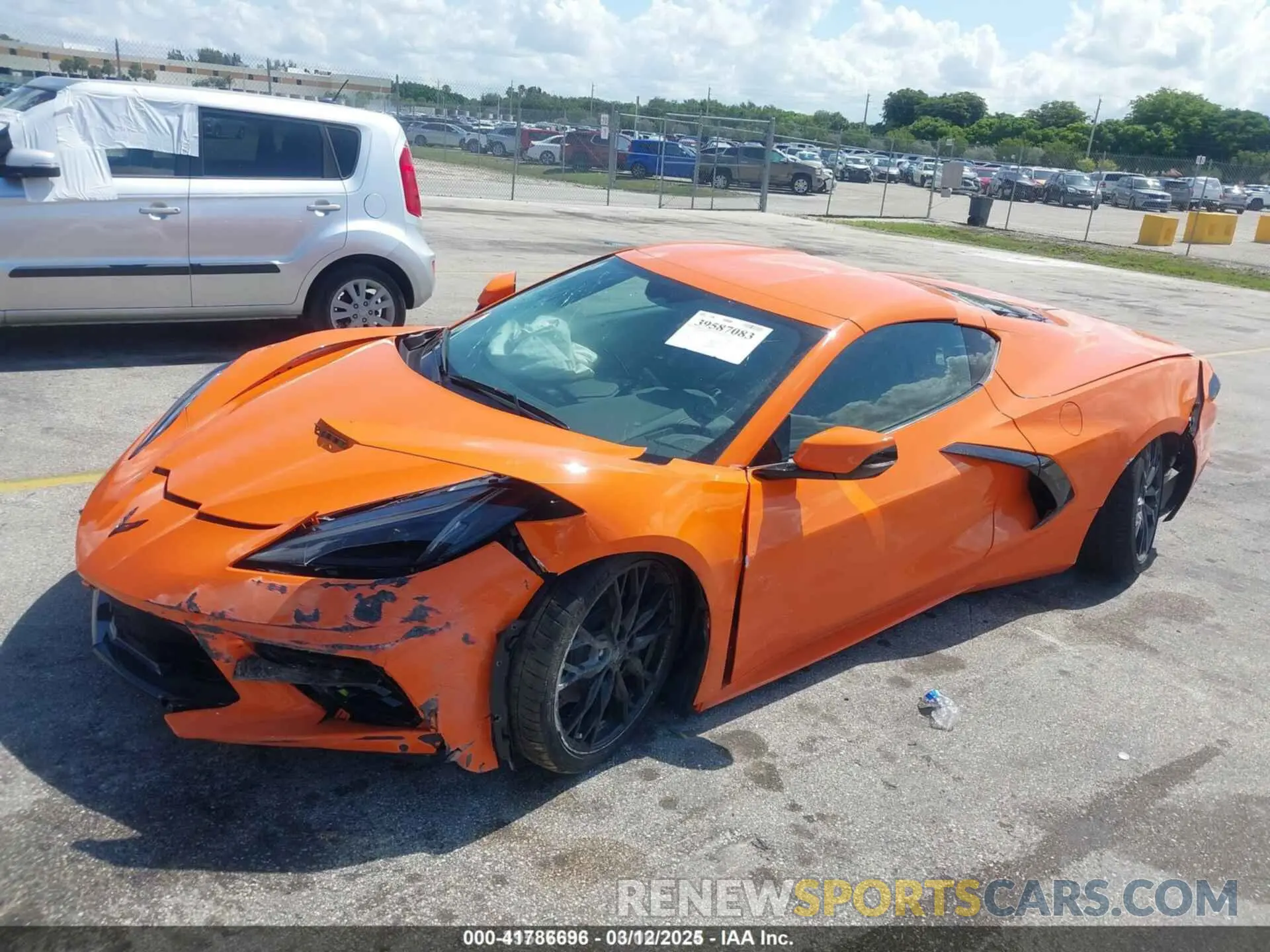 6 fotografías del automóvil dañado 1G1YC3D49P5120247 CHEVROLET CORVETTE STINGRAY 2023