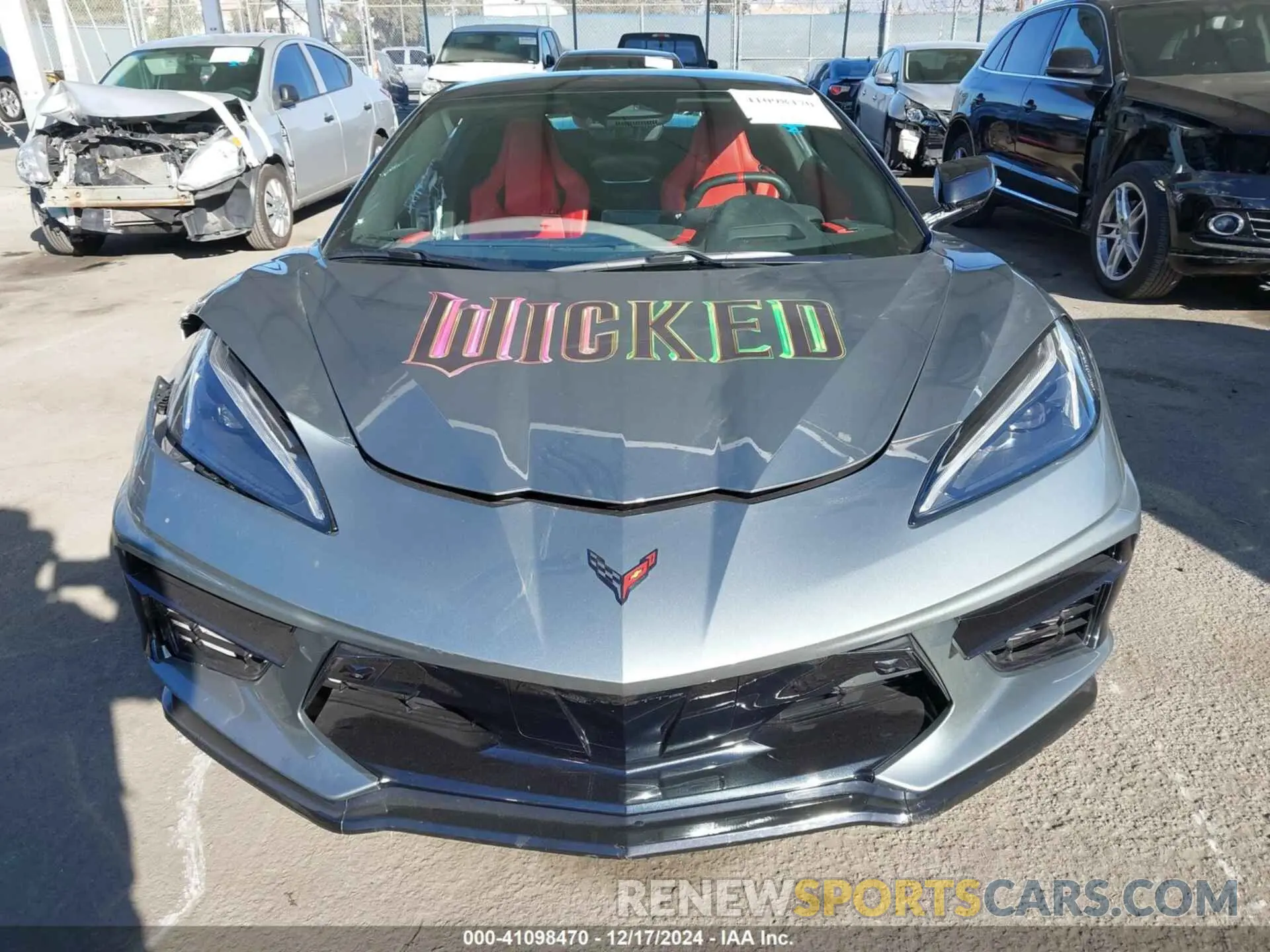 12 fotografías del automóvil dañado 1G1YB3D48R5103073 CHEVROLET CORVETTE STINGRAY 2024