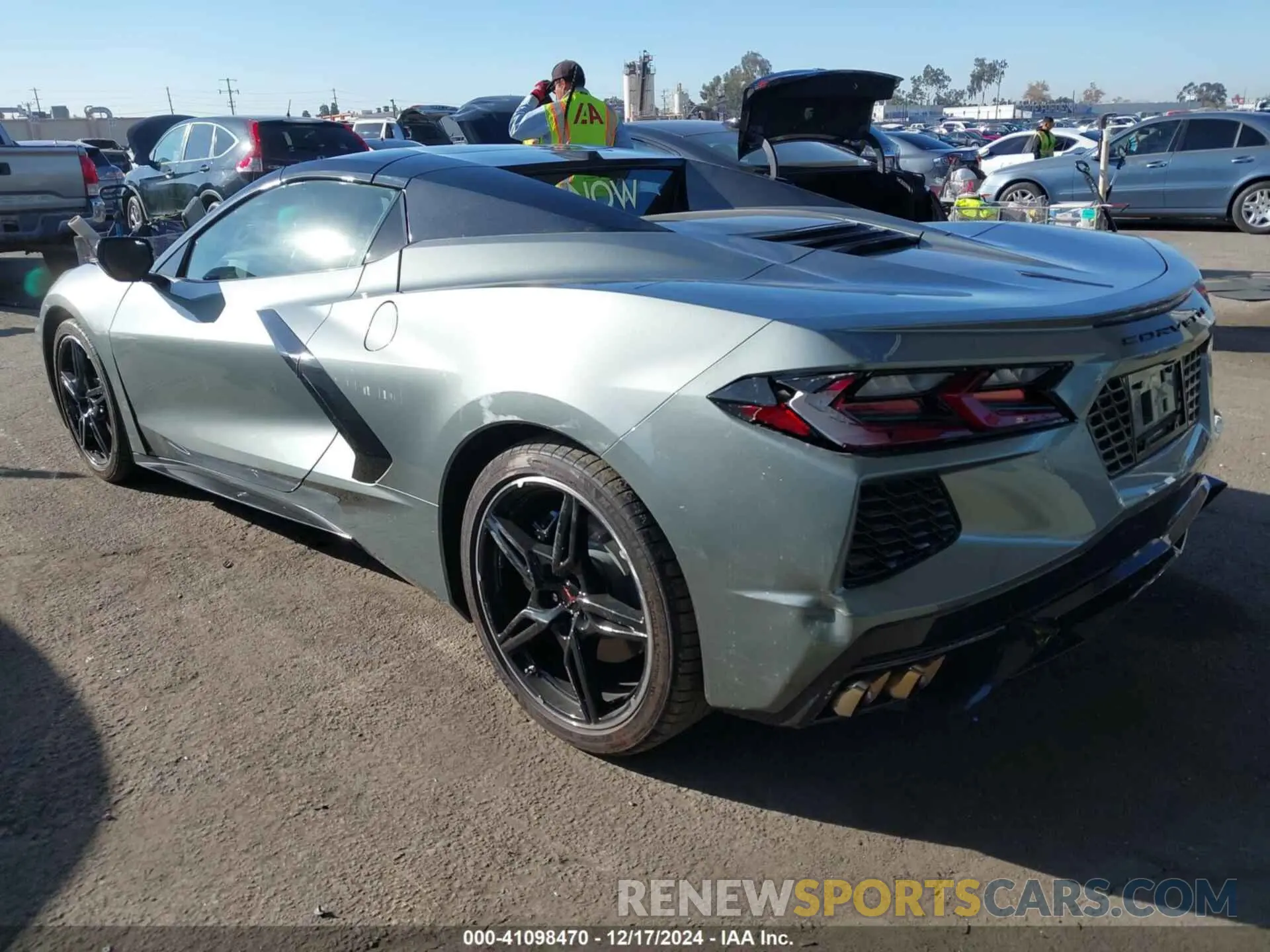 3 fotografías del automóvil dañado 1G1YB3D48R5103073 CHEVROLET CORVETTE STINGRAY 2024