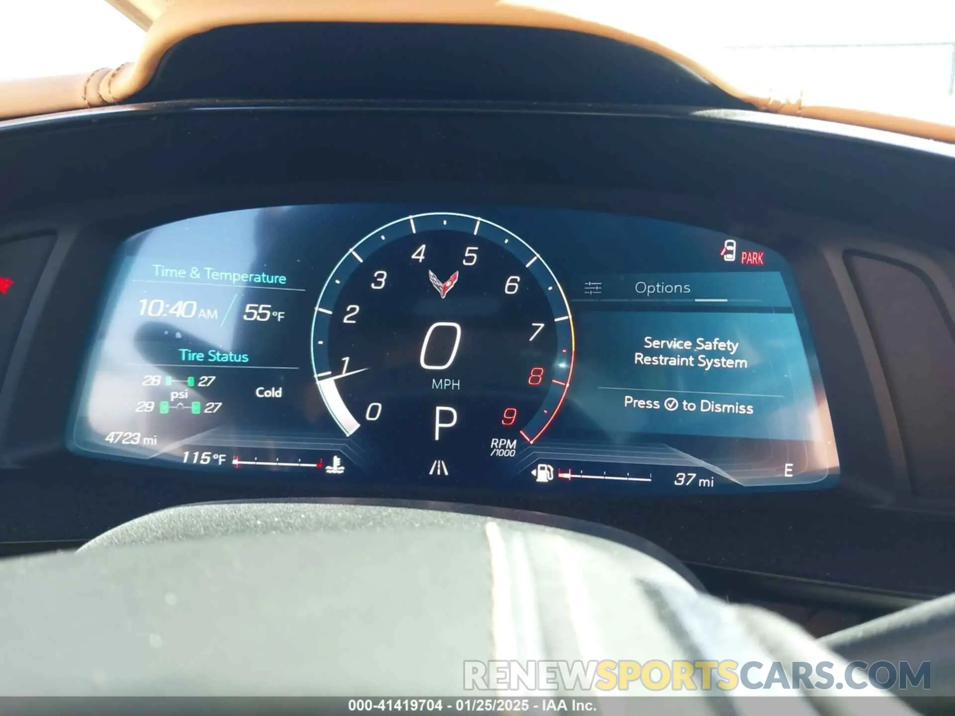 7 fotografías del automóvil dañado 1G1YF2D39R5602664 CHEVROLET CORVETTE Z06 2024