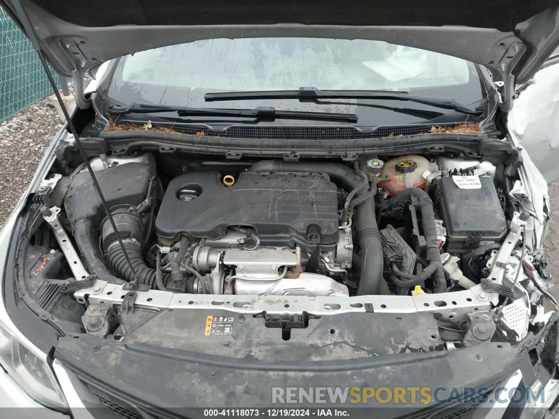 10 fotografías del automóvil dañado 1G1BC5SM0K7135558 CHEVROLET CRUZE 2019