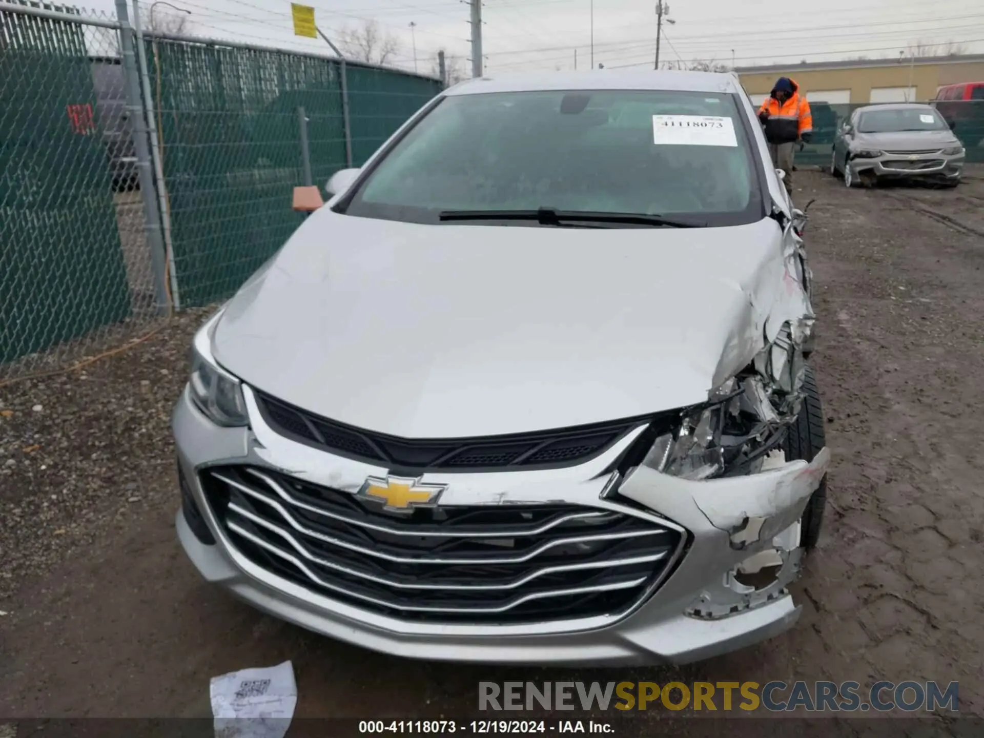 12 fotografías del automóvil dañado 1G1BC5SM0K7135558 CHEVROLET CRUZE 2019