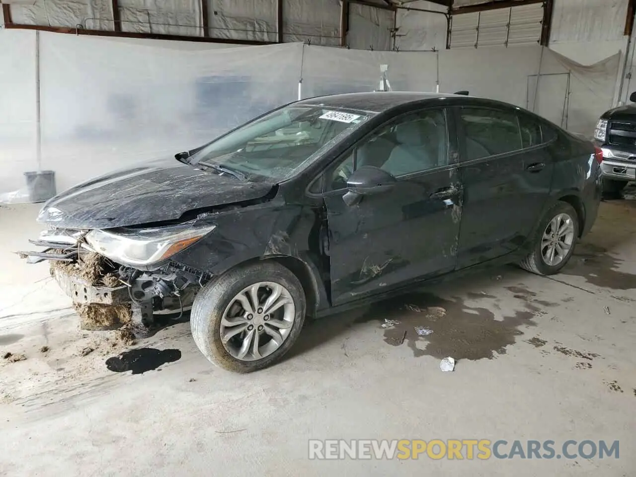 1 fotografías del automóvil dañado 1G1BC5SM0K7151081 CHEVROLET CRUZE 2019
