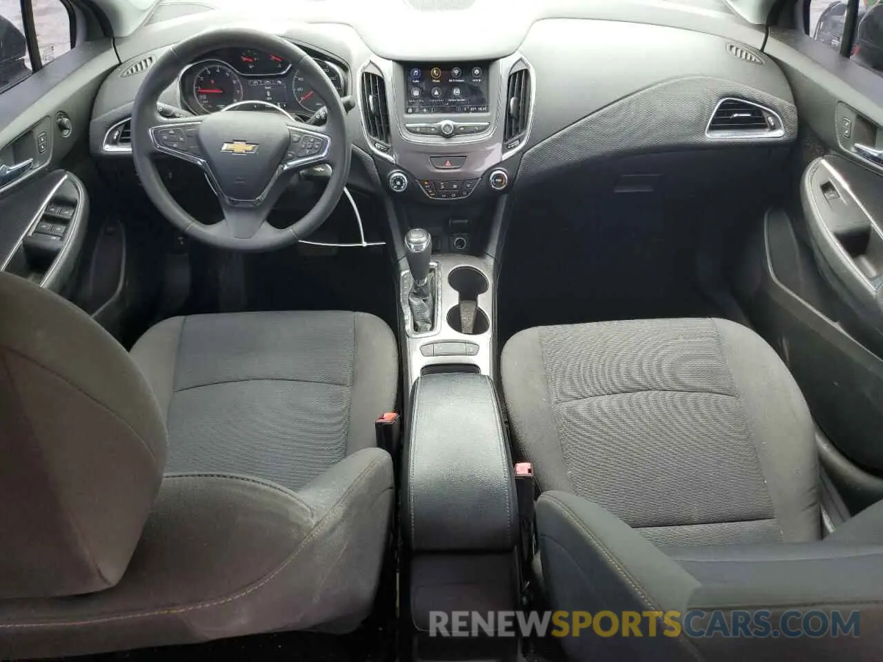 8 fotografías del automóvil dañado 1G1BC5SM0K7152067 CHEVROLET CRUZE 2019