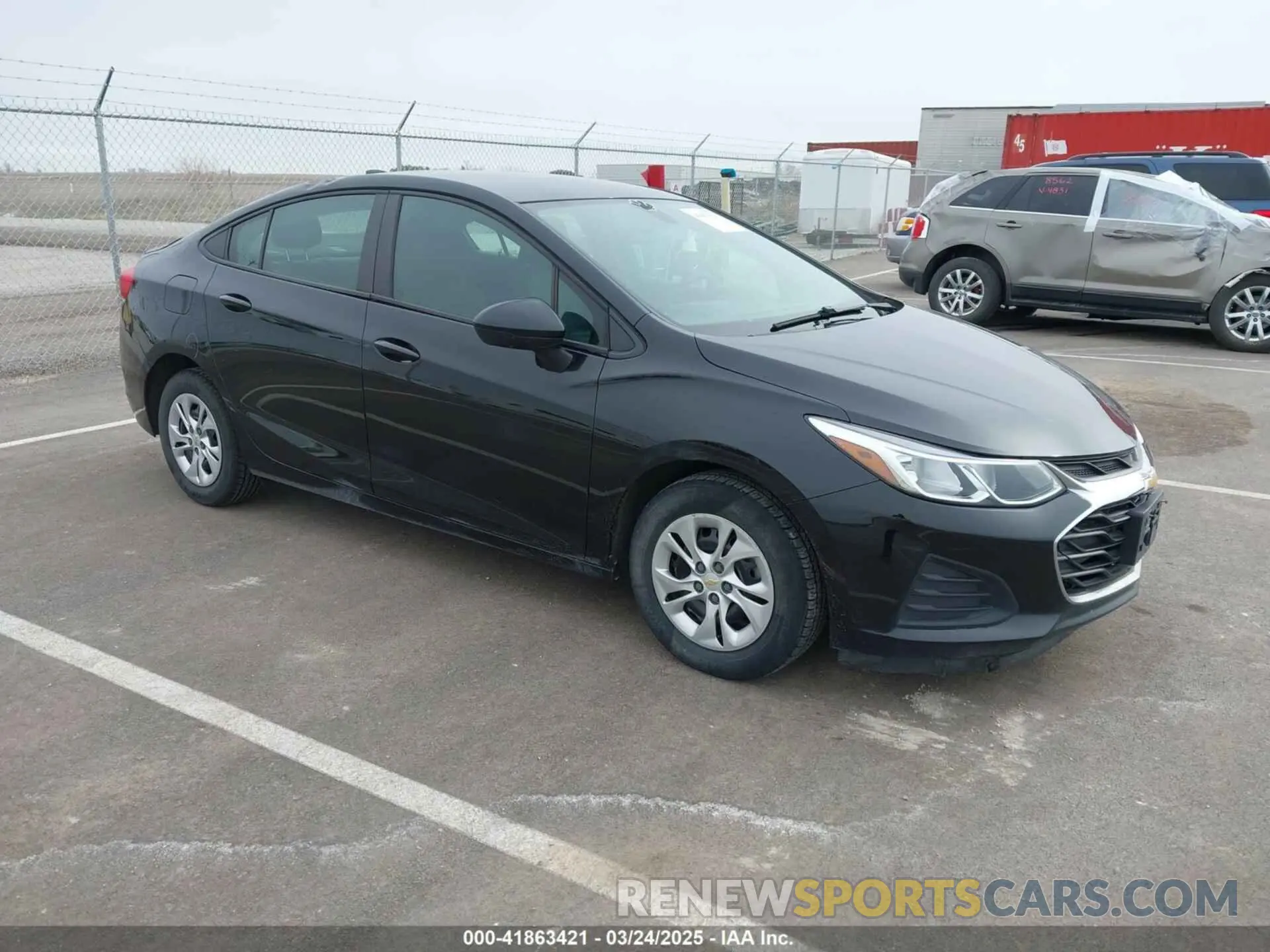 1 fotografías del automóvil dañado 1G1BC5SM1K7111611 CHEVROLET CRUZE 2019