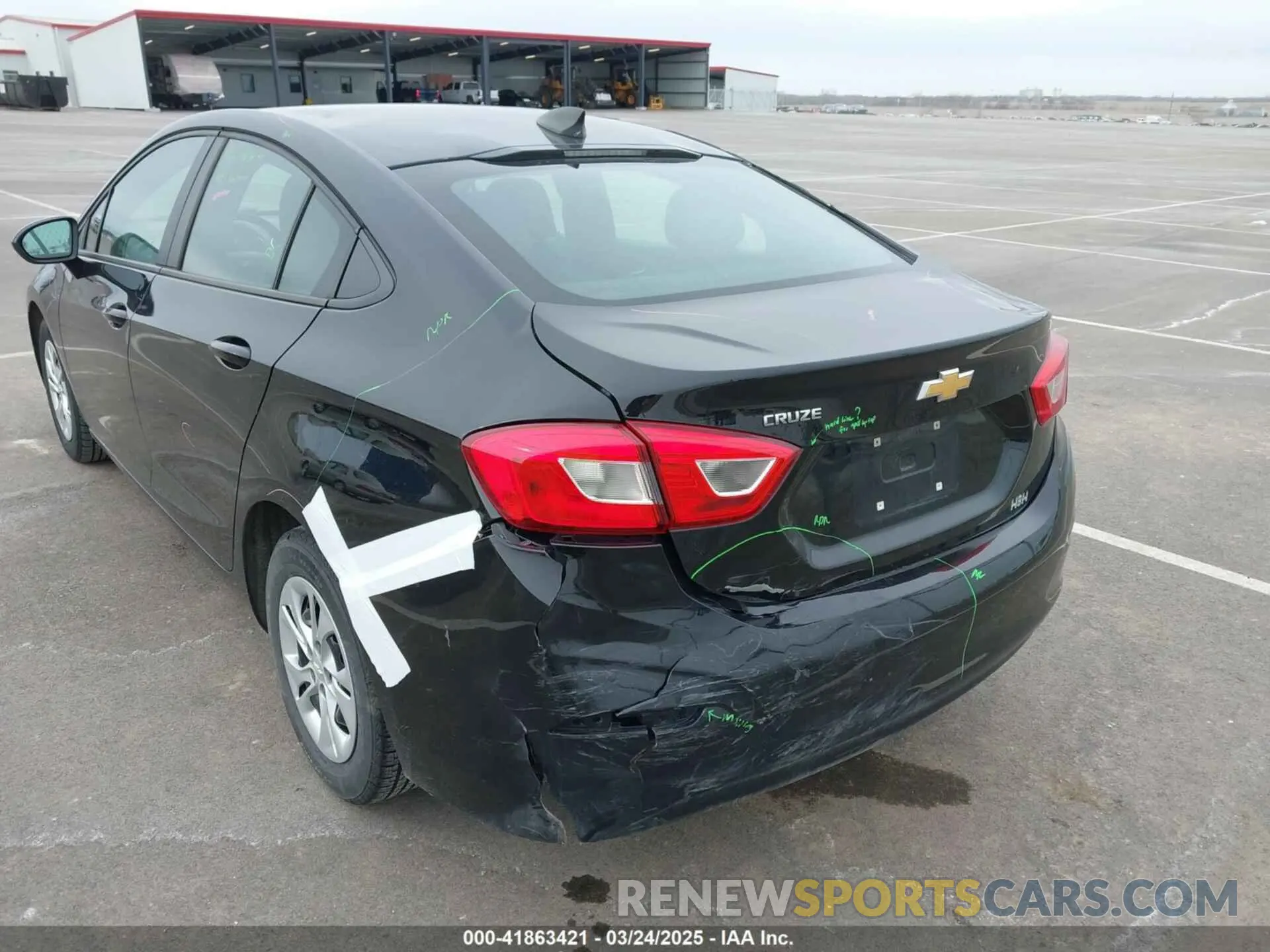 20 fotografías del automóvil dañado 1G1BC5SM1K7111611 CHEVROLET CRUZE 2019