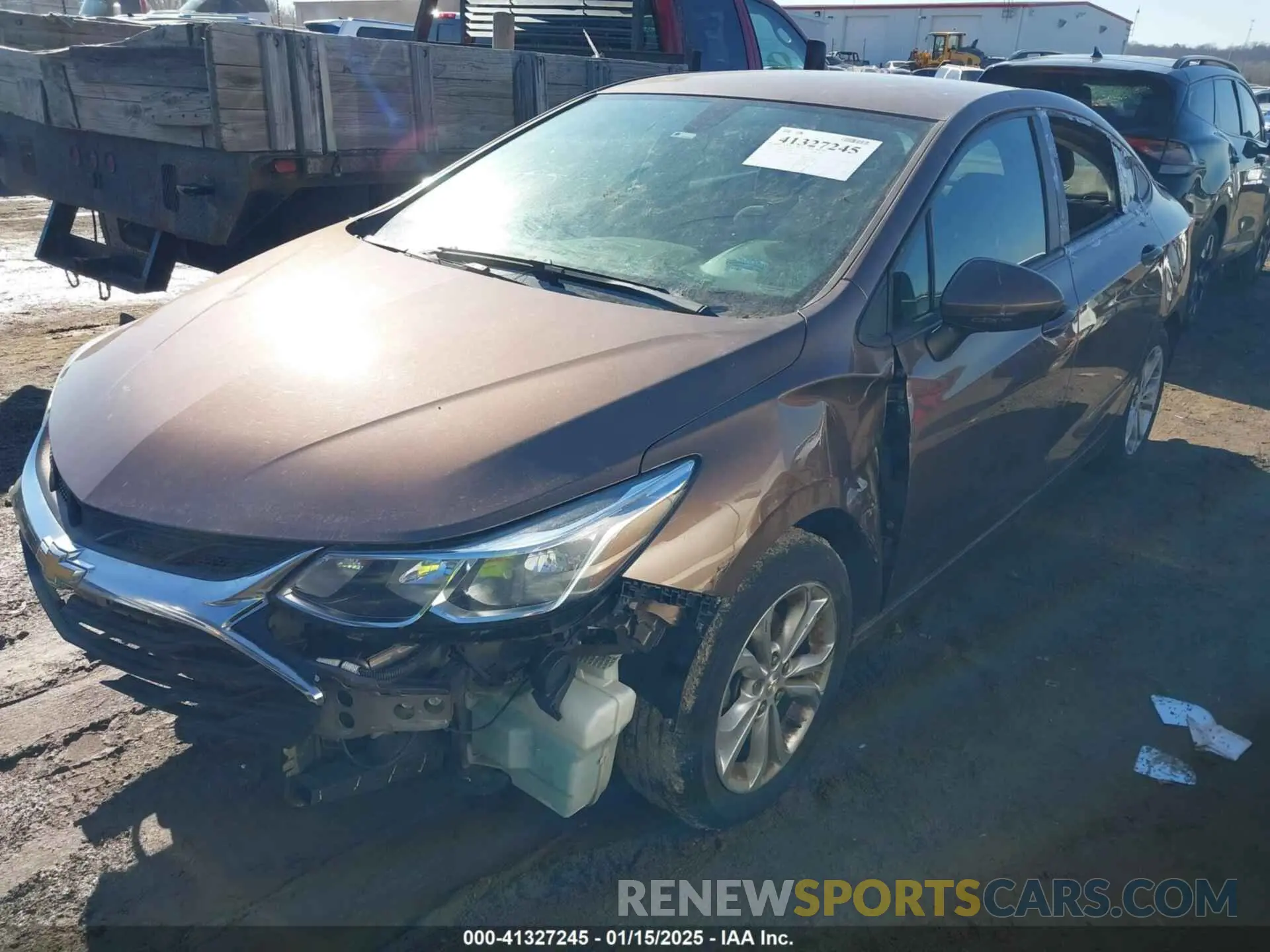 2 fotografías del automóvil dañado 1G1BC5SM2K7128028 CHEVROLET CRUZE 2019