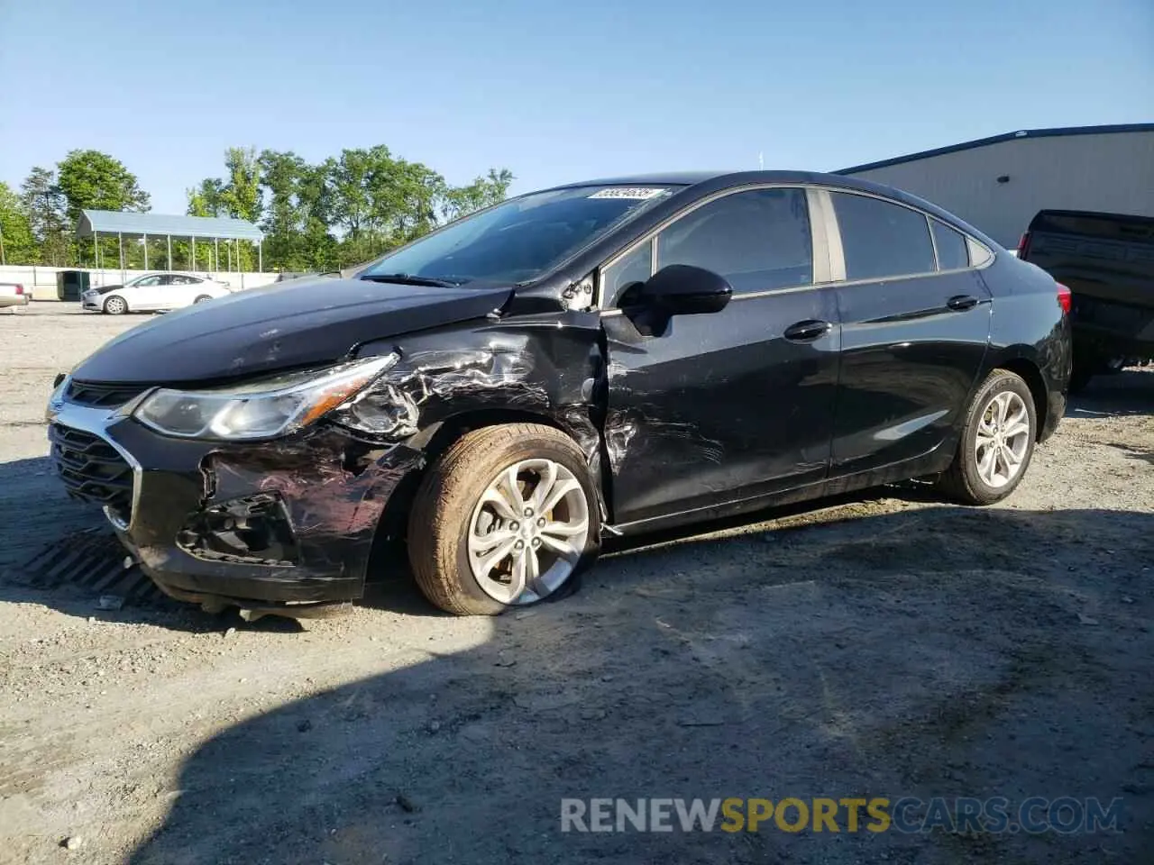 1 fotografías del automóvil dañado 1G1BC5SM4K7148541 CHEVROLET CRUZE 2019