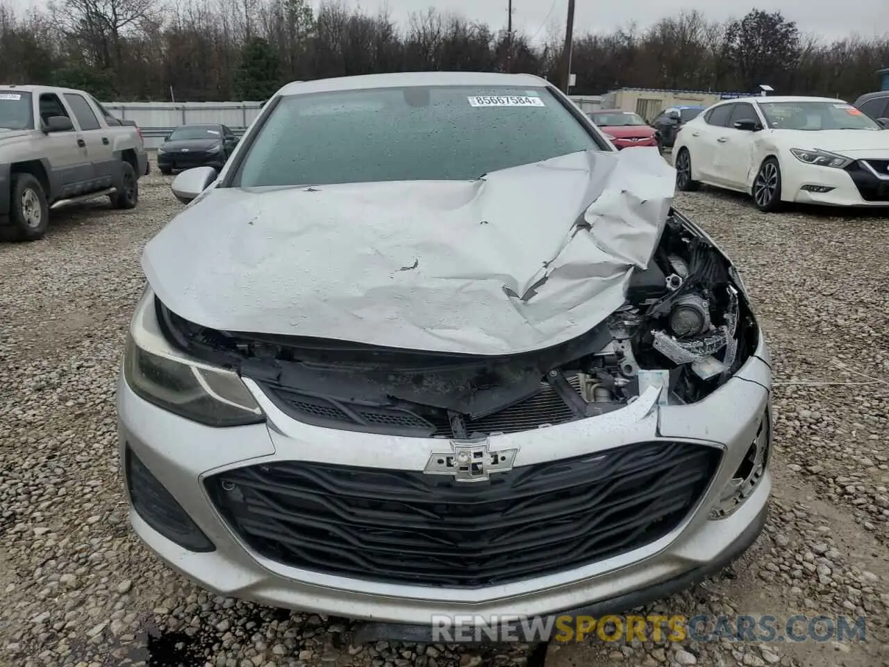 5 fotografías del automóvil dañado 1G1BC5SM5K7139847 CHEVROLET CRUZE 2019